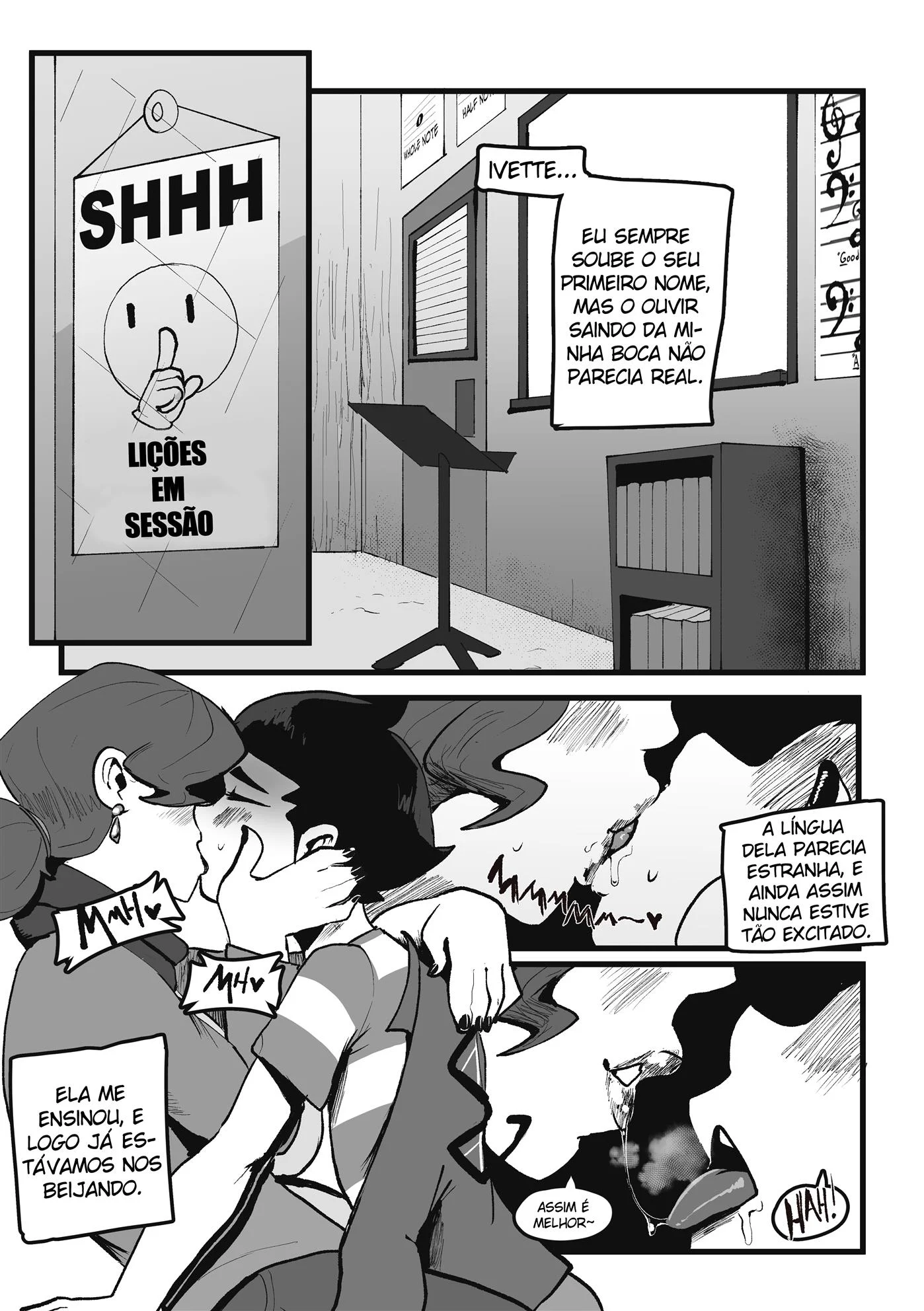 Comendo a Professora Gostosa – Peitões – HQ em Português