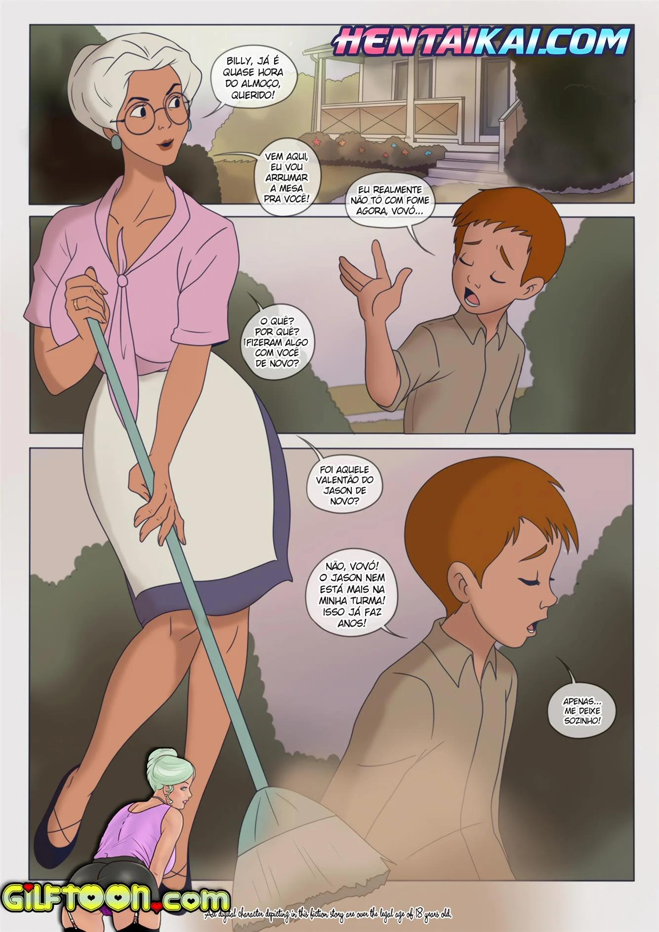 Comendo a Vov&oacute; &ndash; Peit&otilde;es &ndash; Desenho de Sexo