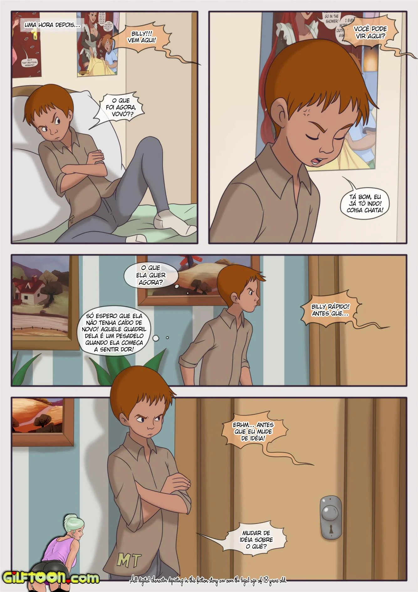 Comendo a Vov&oacute; &ndash; Peit&otilde;es &ndash; Desenho de Sexo