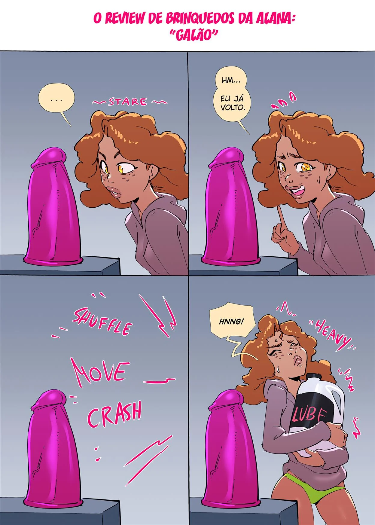 Como Eu me Tornei uma Atriz Pornô – Peitões – Desenho Erótico