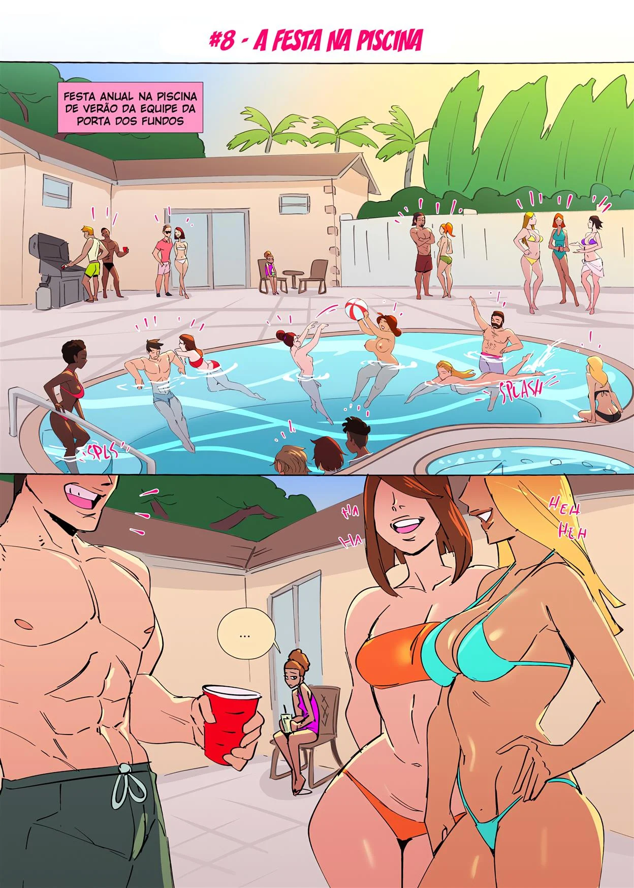 Como Eu me Tornei uma Atriz Pornô – Peitões – Desenho Erótico