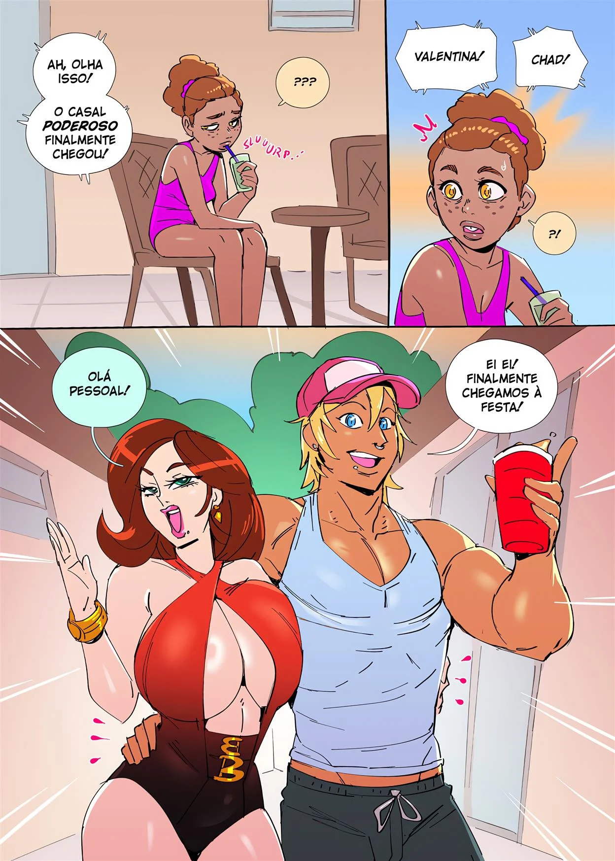 Como Eu me Tornei uma Atriz Pornô – Peitões – Desenho Erótico