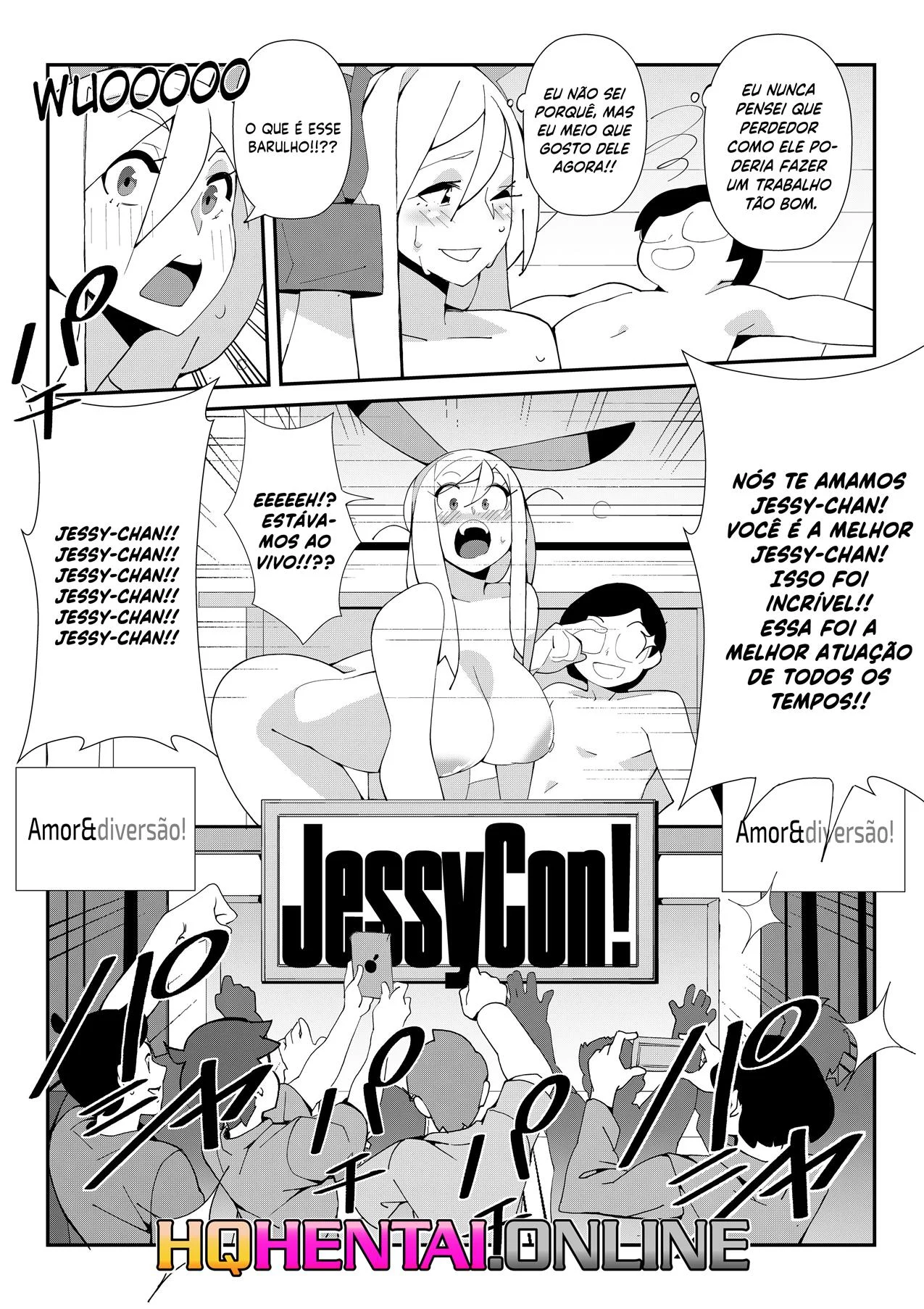 Confusão na Jessycon – Gozando Dentro – Português Brasileiro