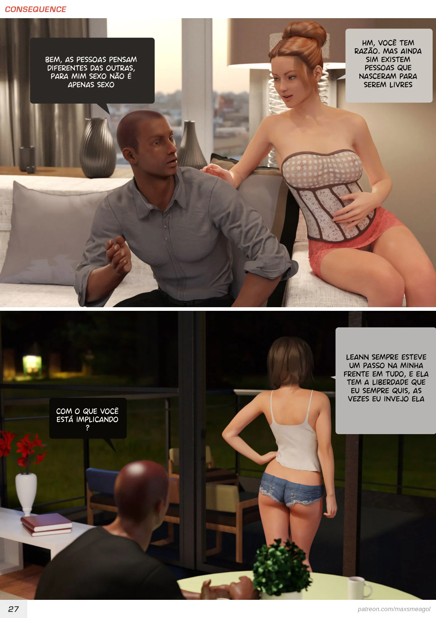 Consequências – Bundão – Sexo em Desenho