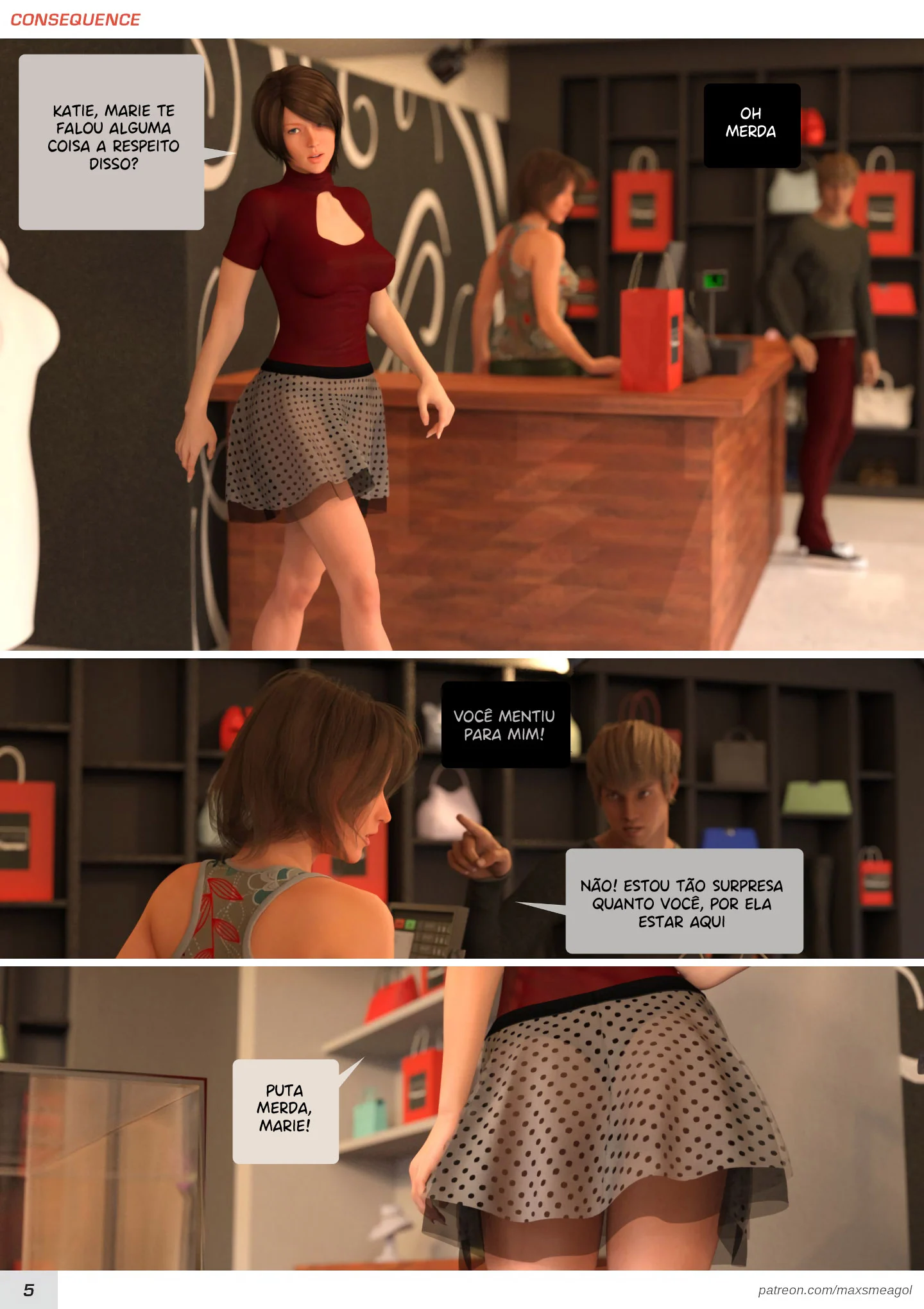 Consequências – Bundão – Sexo em Desenho