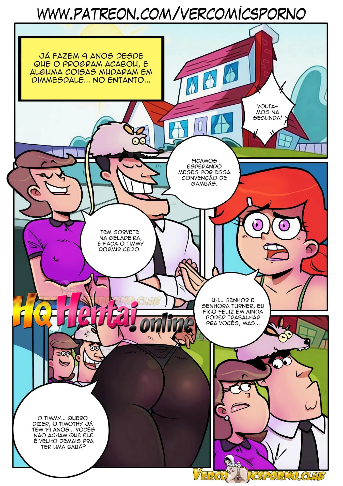 Dando um jeito na babá – HQ Pornô – Quadrinho Completo Dando um jeito na babá – HQ Pornô – Quadrinho Completo