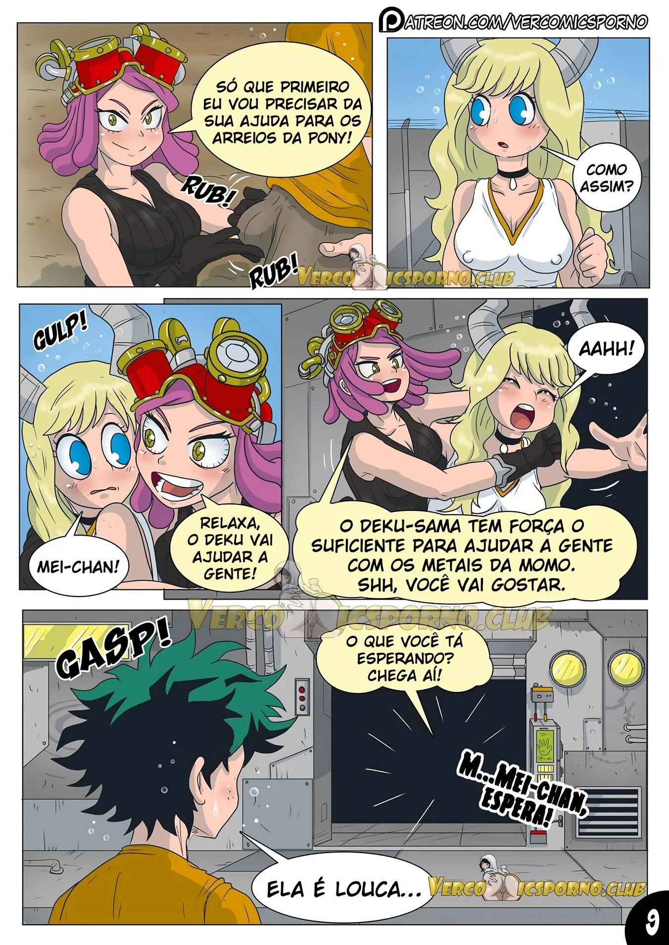 Deku e o vírus do tesão 2 – Boku no Hero Hentai – Sexo em Desenho