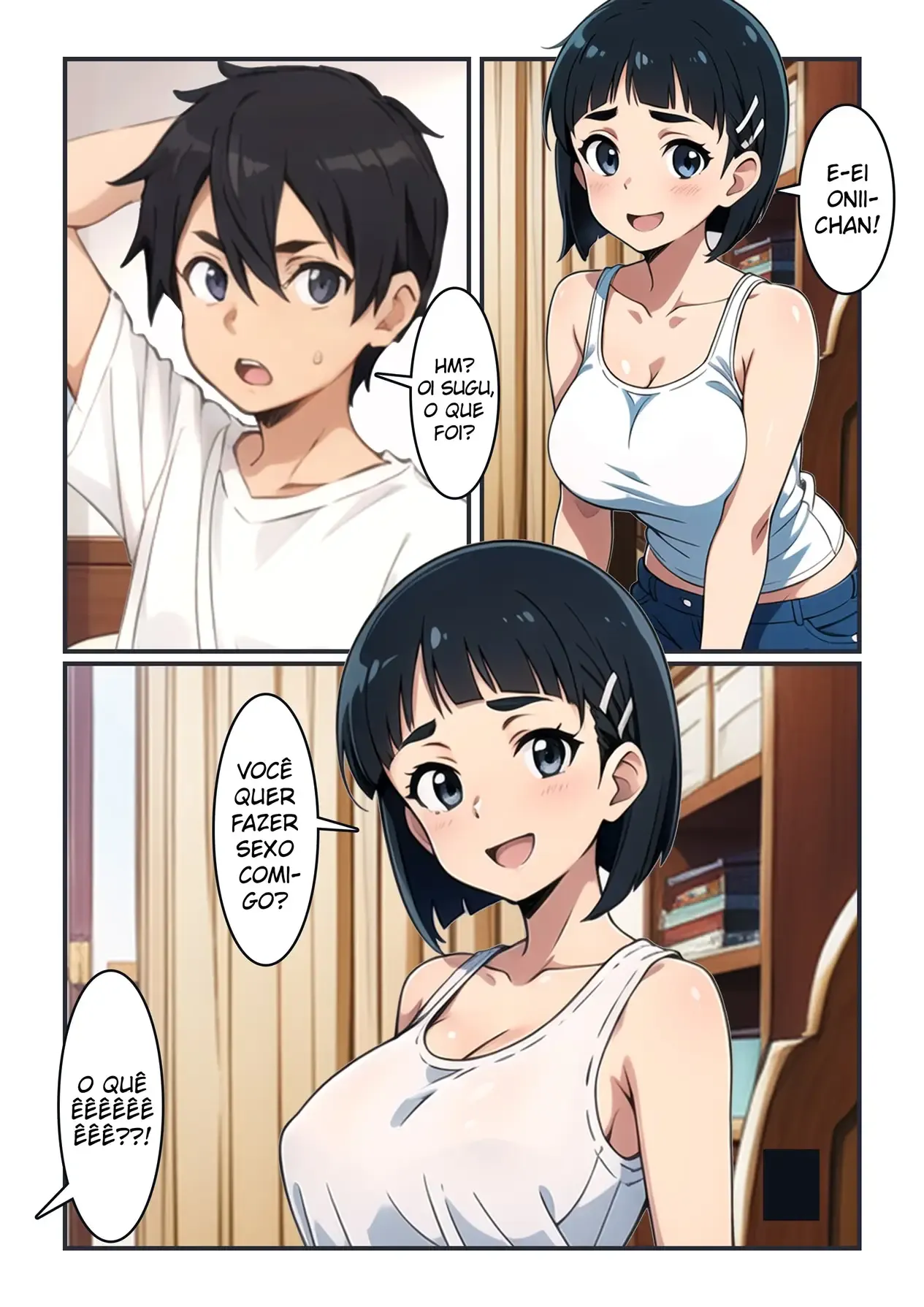 Descobrindo Sobre o Sexo – Hentai Incesto – HQ em Português Descobrindo Sobre o Sexo – Hentai Incesto – HQ em Português