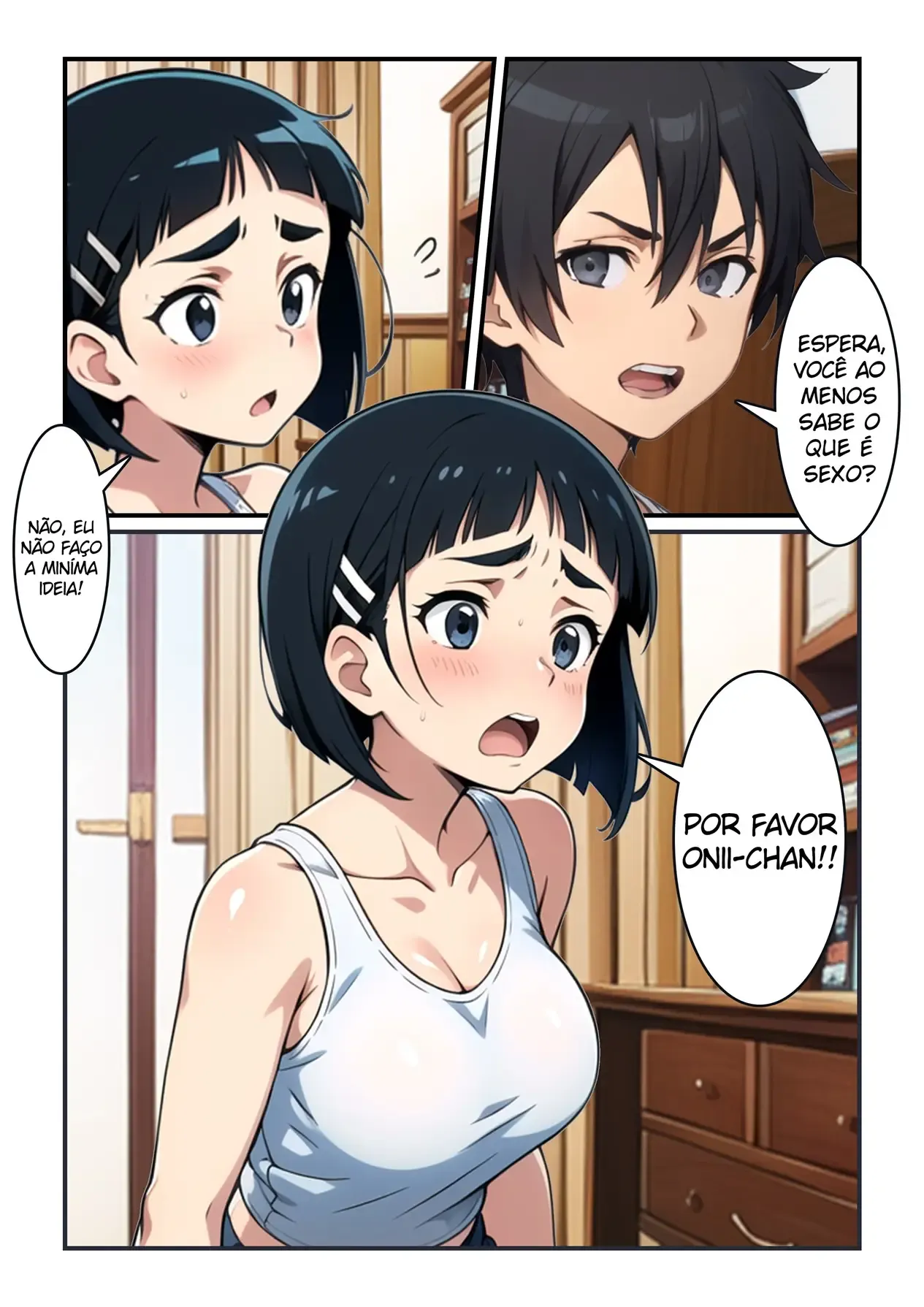 Descobrindo Sobre o Sexo – Hentai Incesto – HQ em Português Descobrindo Sobre o Sexo – Hentai Incesto – HQ em Português