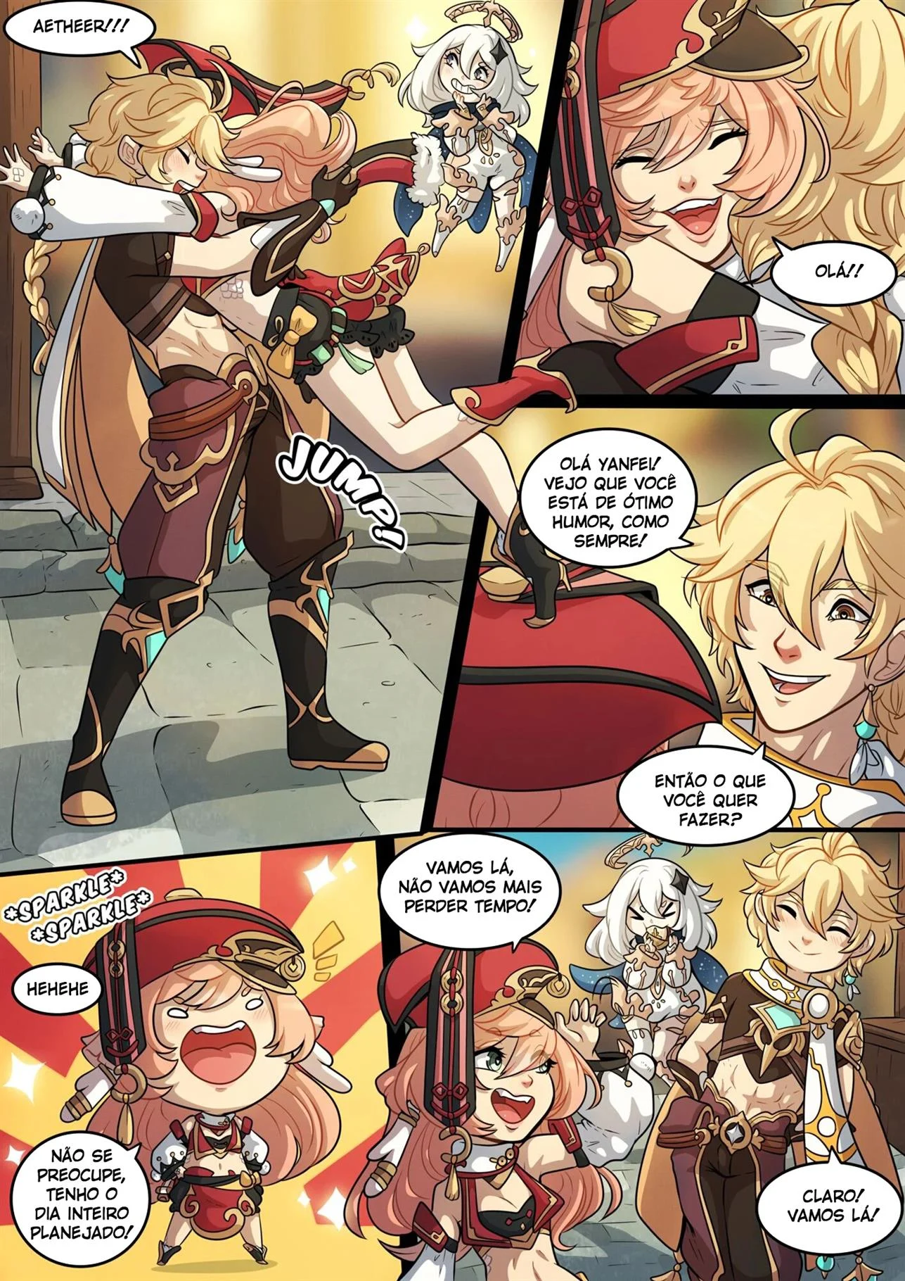 Desejo Elemental – Genshin Impact Hentai – Versão Traduzida