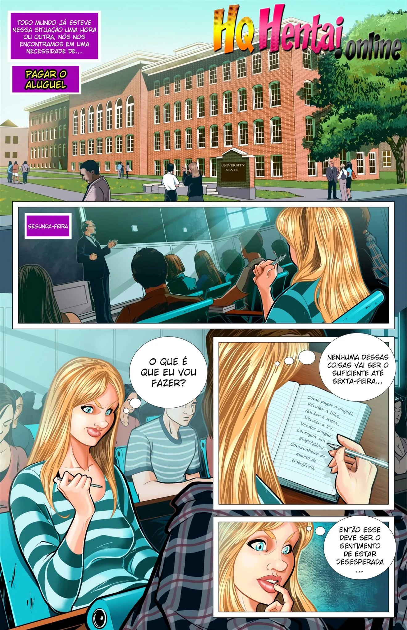 Dinheiro pro Aluguel – Quadrinhos Eróticos – Português do Brasil