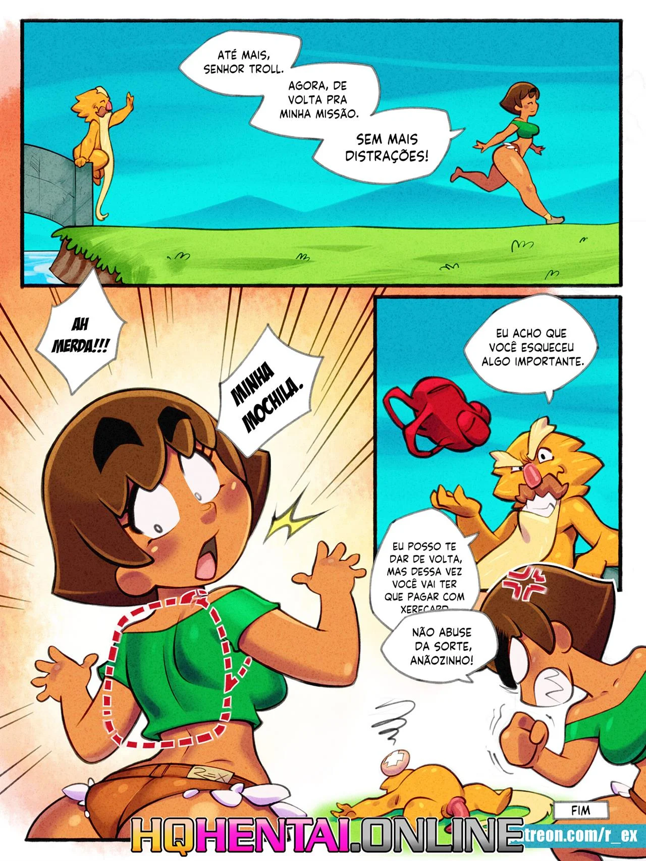 Dora e a ponte do Troll – HQ Pornô – Desenho Erótico Dora e a ponte do Troll – HQ Pornô – Desenho Erótico