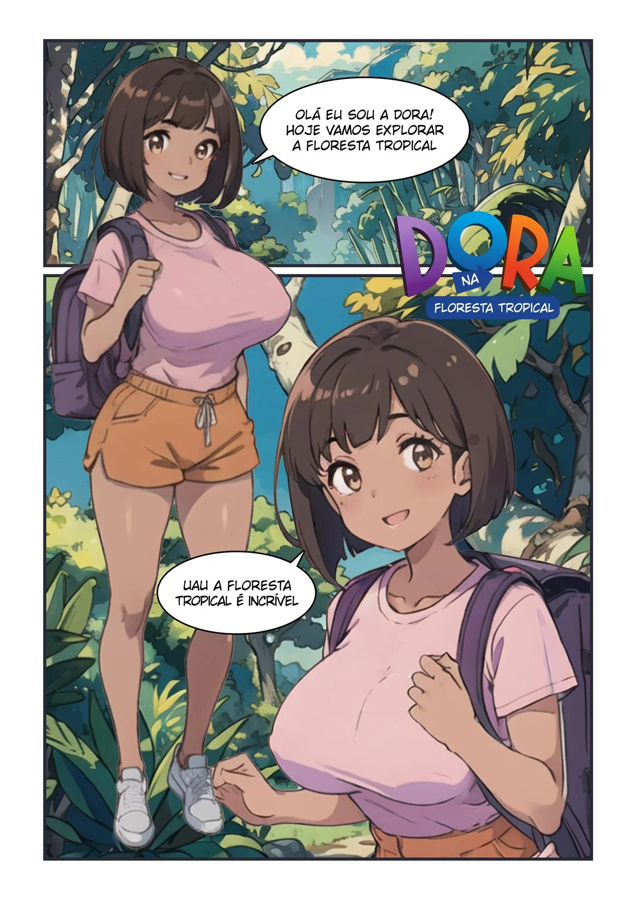 Dora Fodida no Mato – hentai sem censura – Versão Nacional