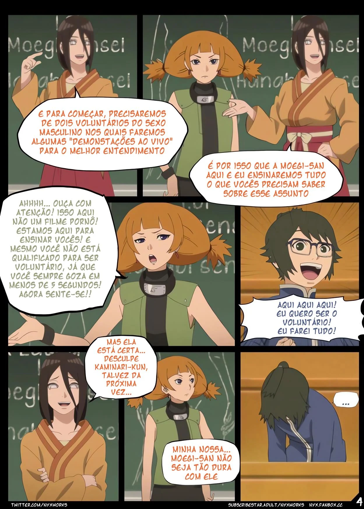 Educação sexual das kunoichis – hentai sem censura – Sem Censura