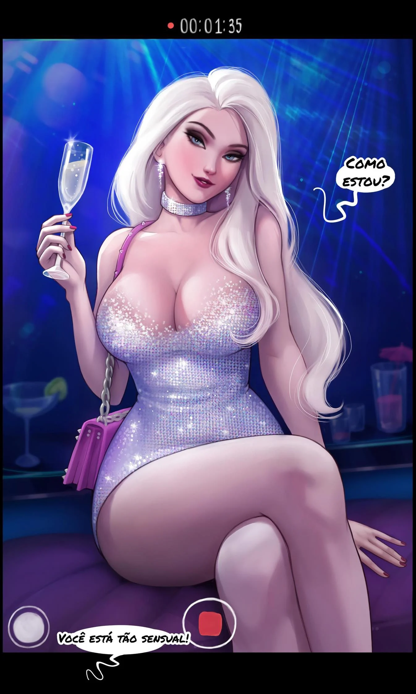 Elsa a Futanari – Gozando Dentro – Sexo em Desenho