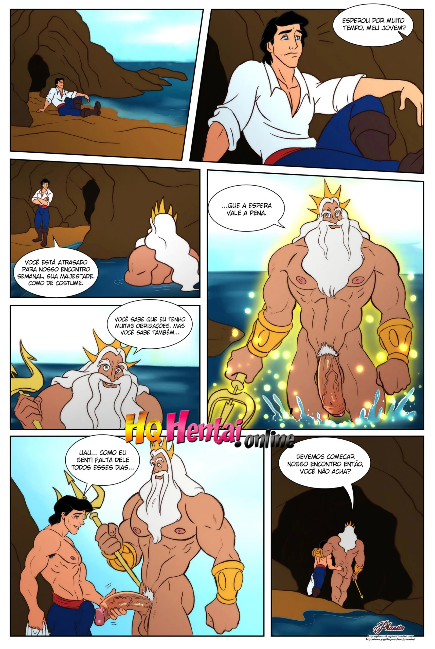 Encontro com o Rei Tritão – Bombado – Quadrinho Completo Encontro com o Rei Tritão – Bombado – Quadrinho Completo