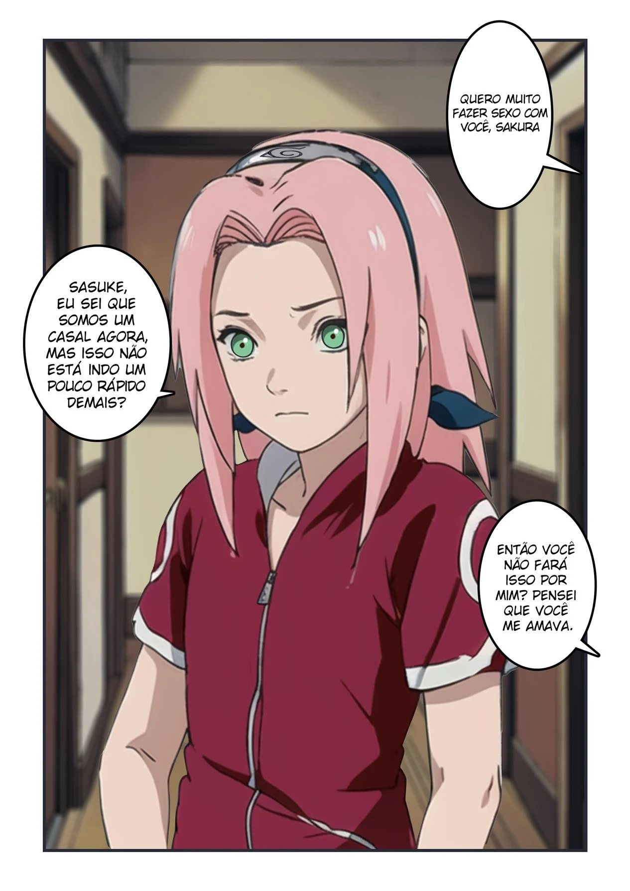 Enganando a Sakura – Gozando Dentro – Desenho de Sexo