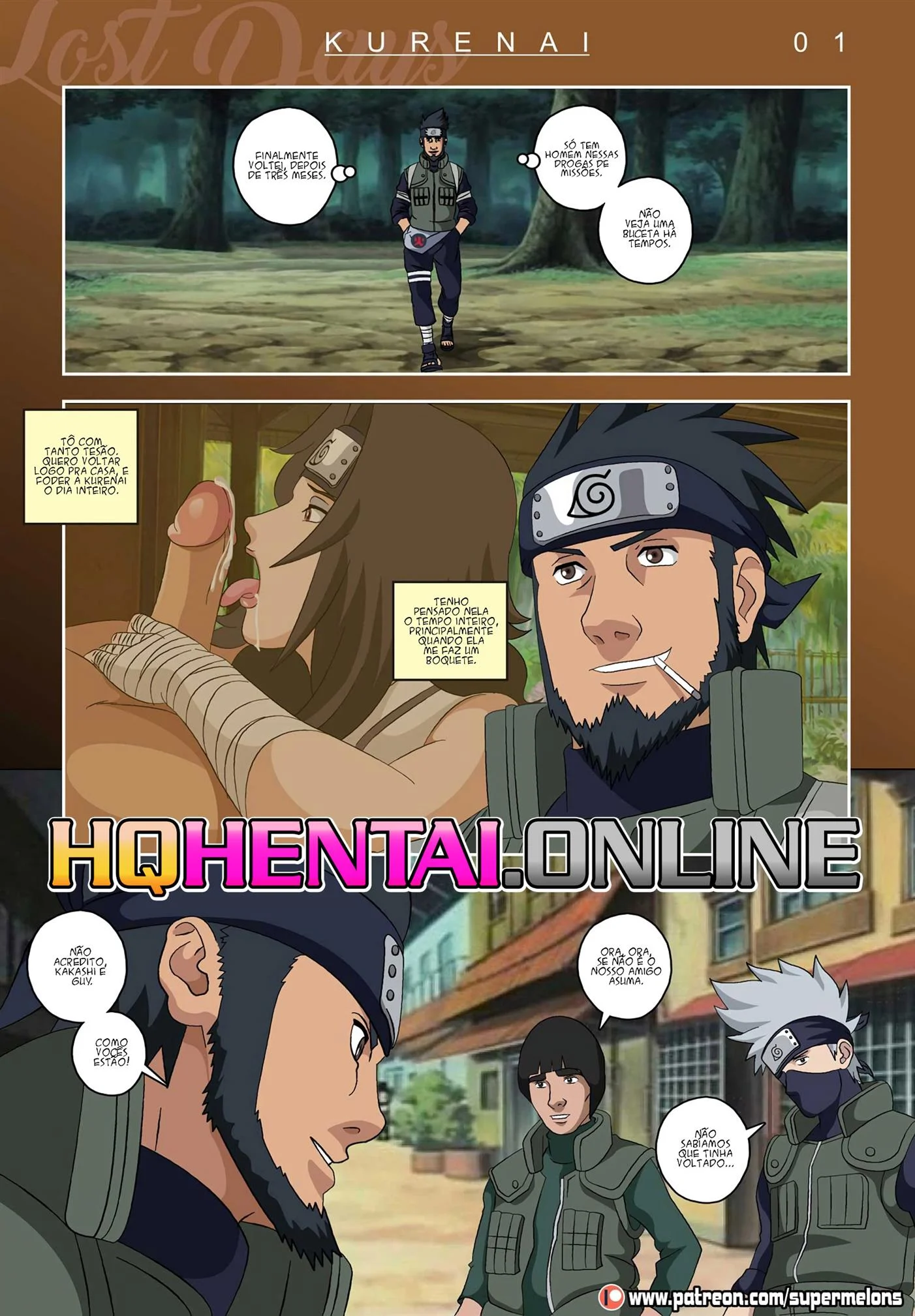 Enquanto Asuma estava fora – Dilf – Versão PT-BR