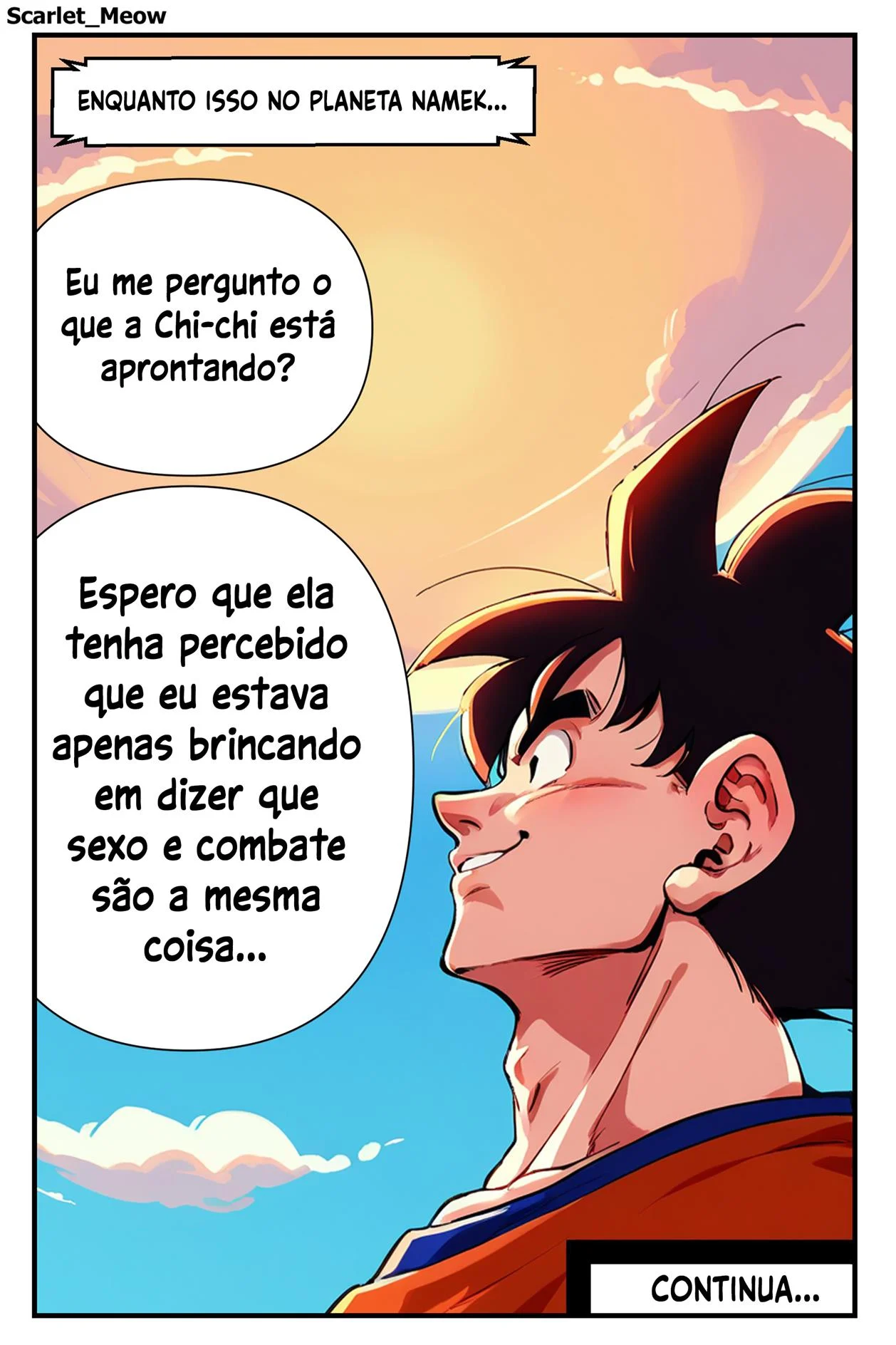 Enquanto Goku não está – hentai sem censura – Versão Nacional