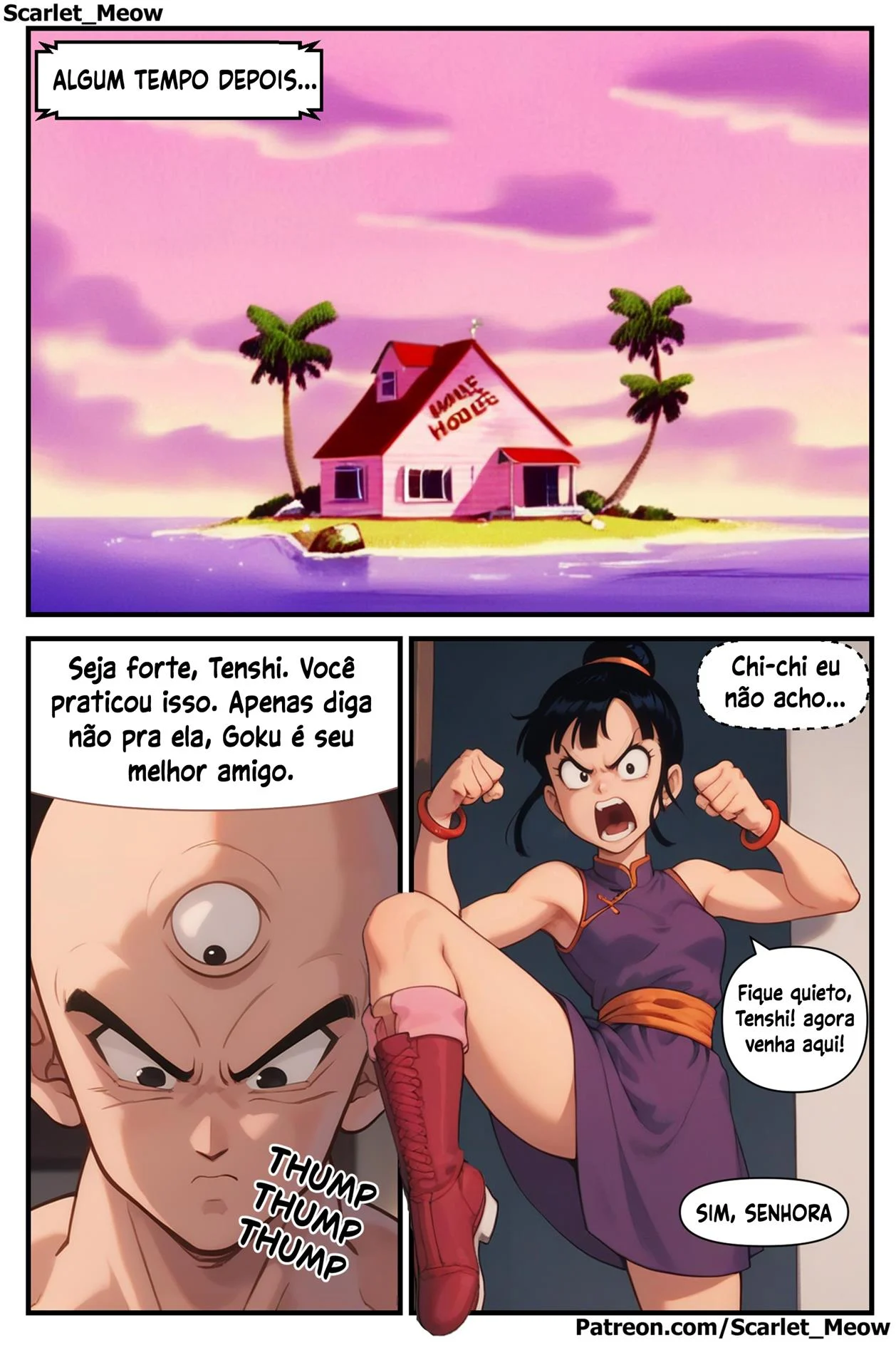 Enquanto Goku não está – hentai sem censura – Versão Nacional