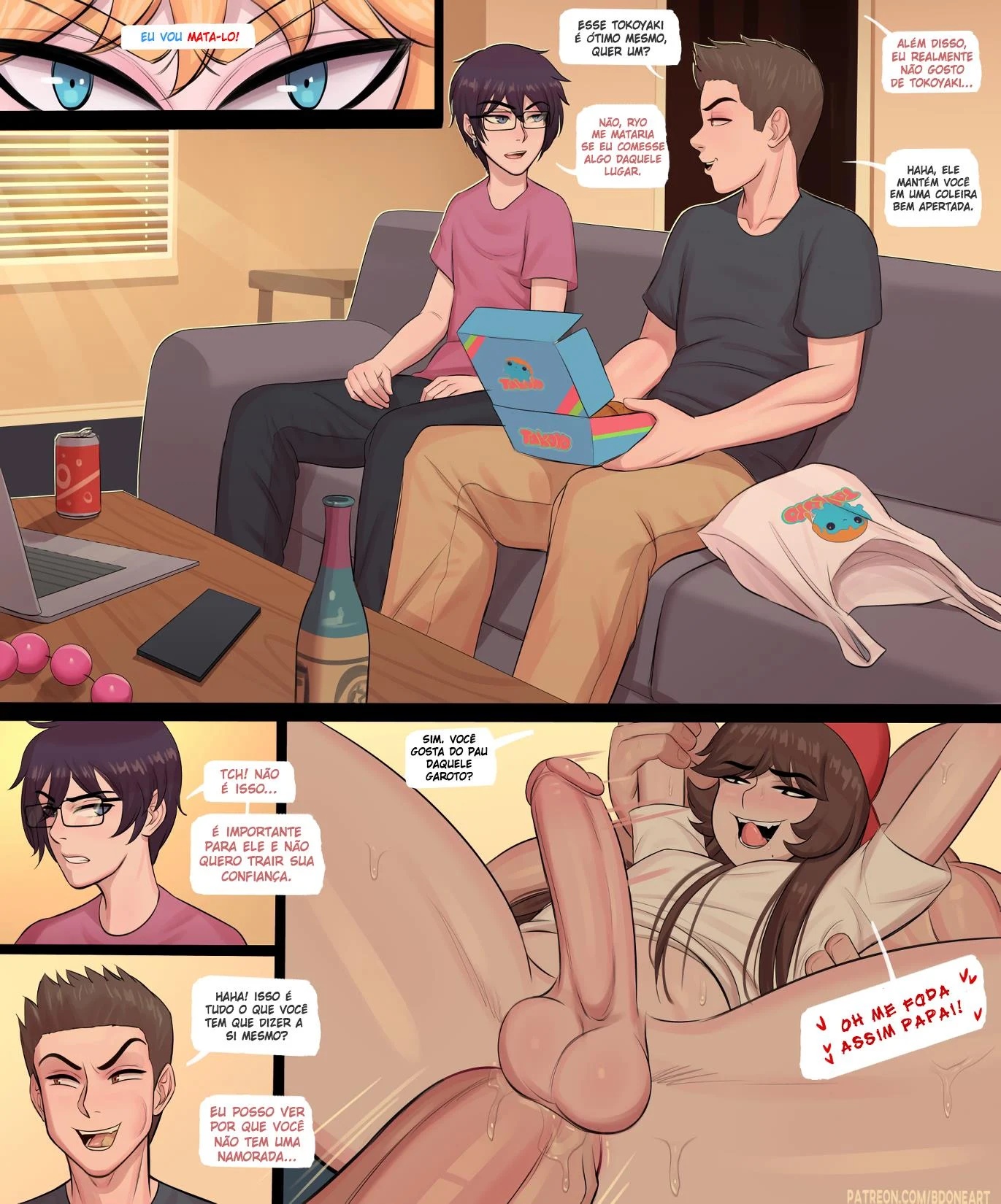 Entrega Especial – Yaoi – Sexo em Desenho