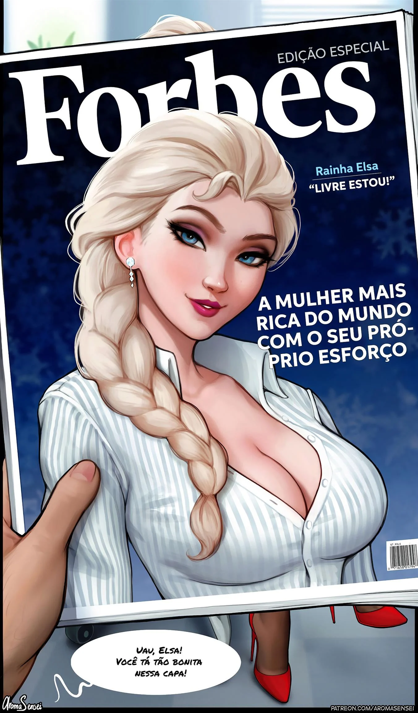 Entrevista de emprego com Elsa – Anal – Desenho Erótico