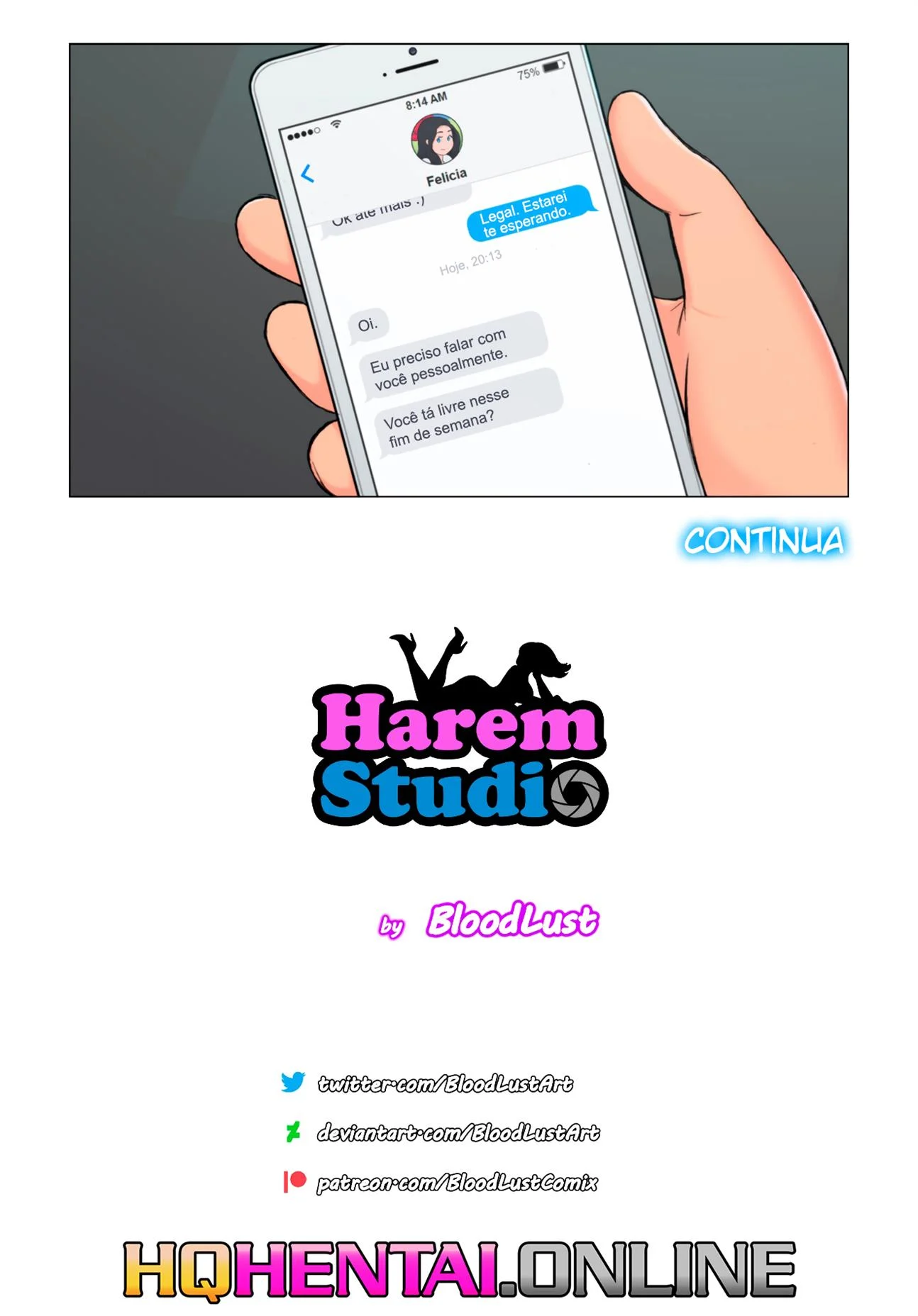 Estúdio do Harém 3 – Boquete – Desenho de Sexo