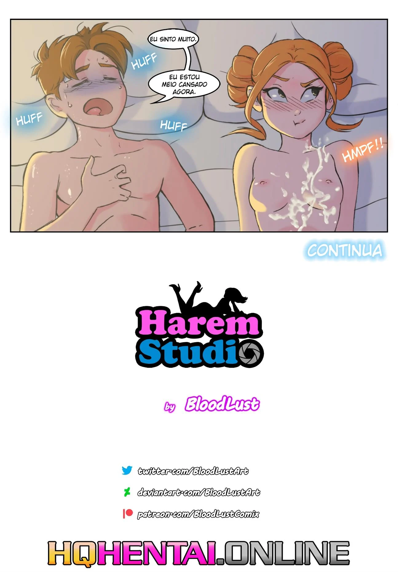 Estúdio do Harém 6 – Peitões – Sexo em Desenho