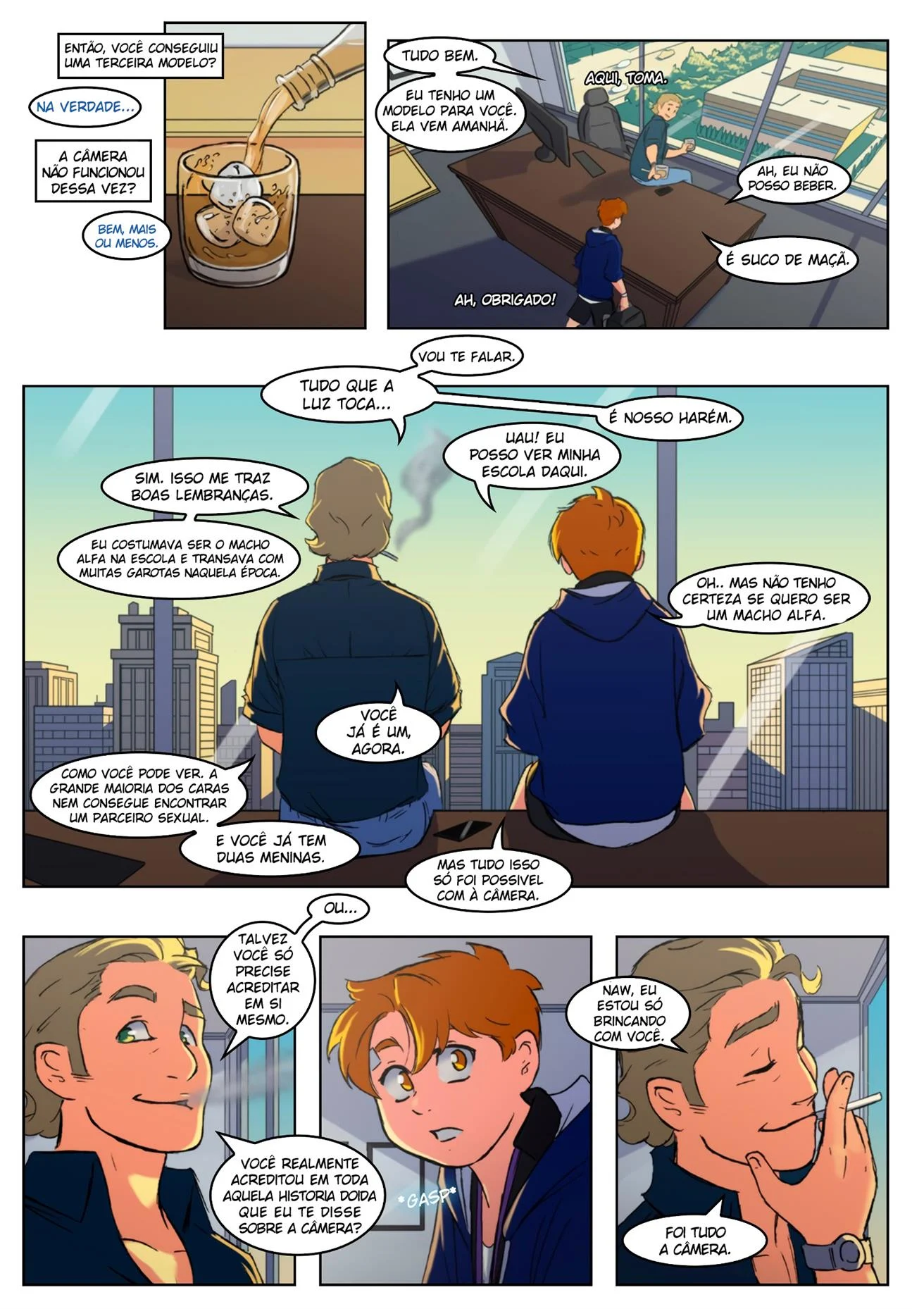 Estúdio do Harém 6 – Peitões – Sexo em Desenho