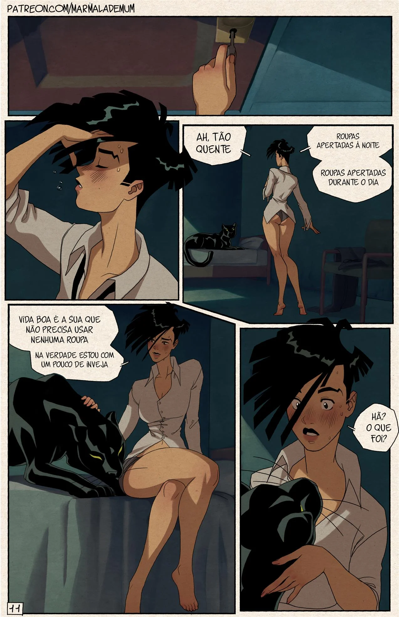 Fascinação Felina – Quadrinhos Eróticos – Versão PT-BR