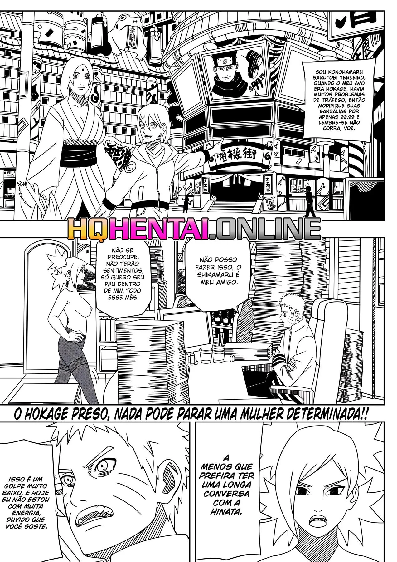 Fazendo Hora Extra no Escritório do Hokage – Boruto Hentai – Atualizado