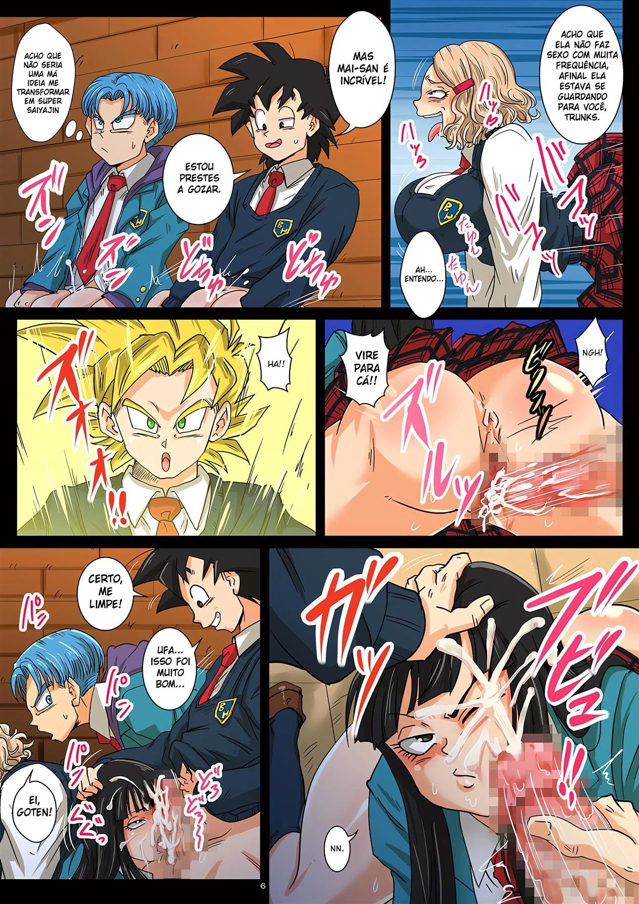 Fazendo Sexo com a 18 Depois da Aula – Doujin – Desenho Erótico