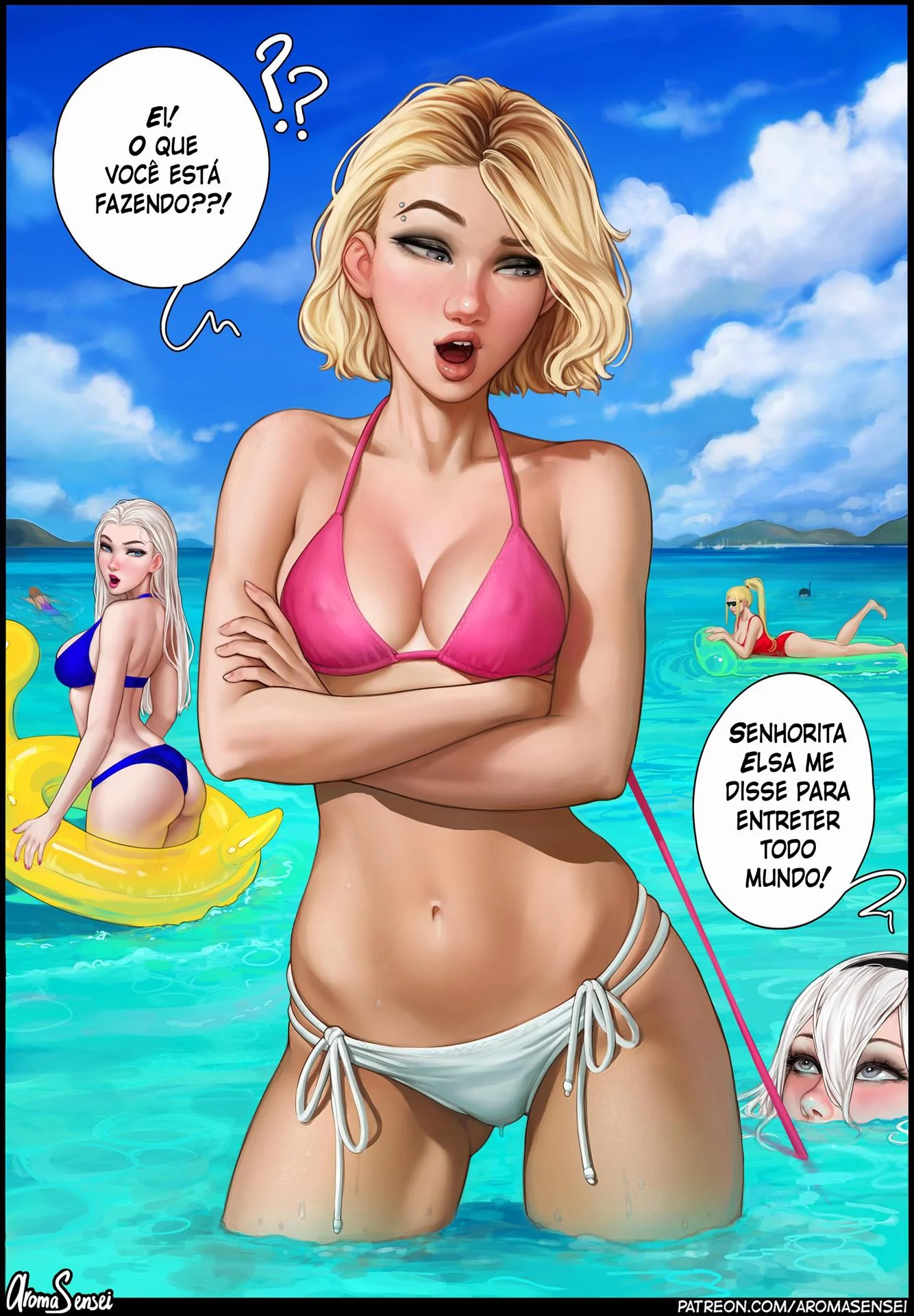 Férias quentes das empresas Frozen – Peitões – Versão Nacional