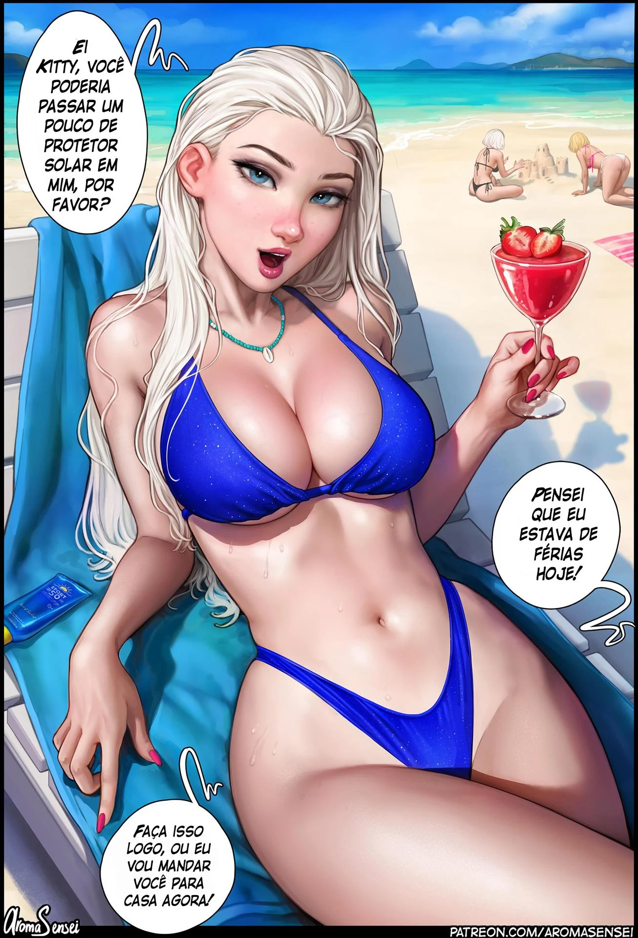 Férias quentes das empresas Frozen – Peitões – Versão Nacional