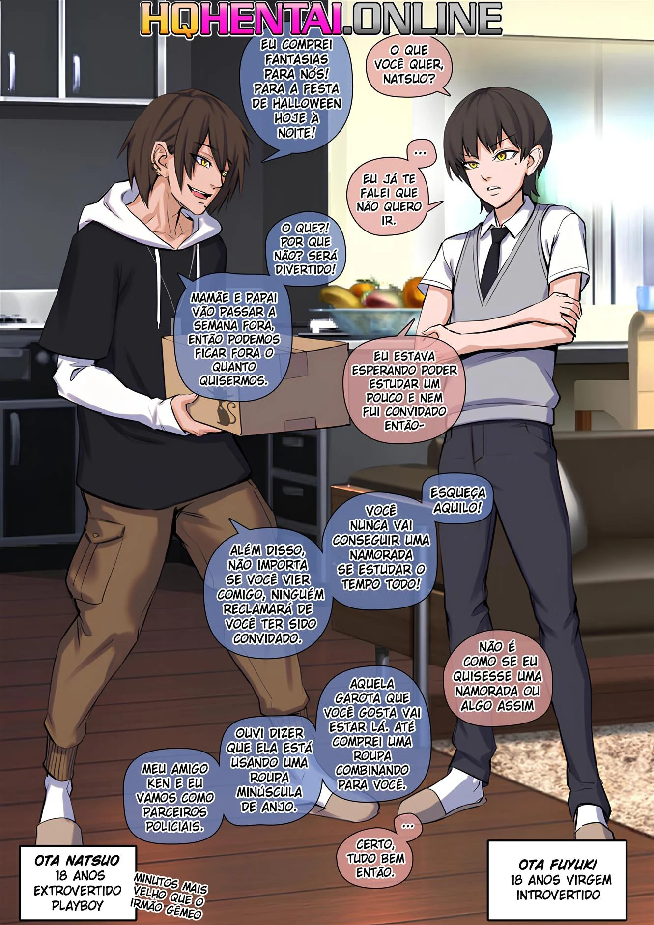 Festa de Halloween – Hq de Sexo – Sexo em Desenho