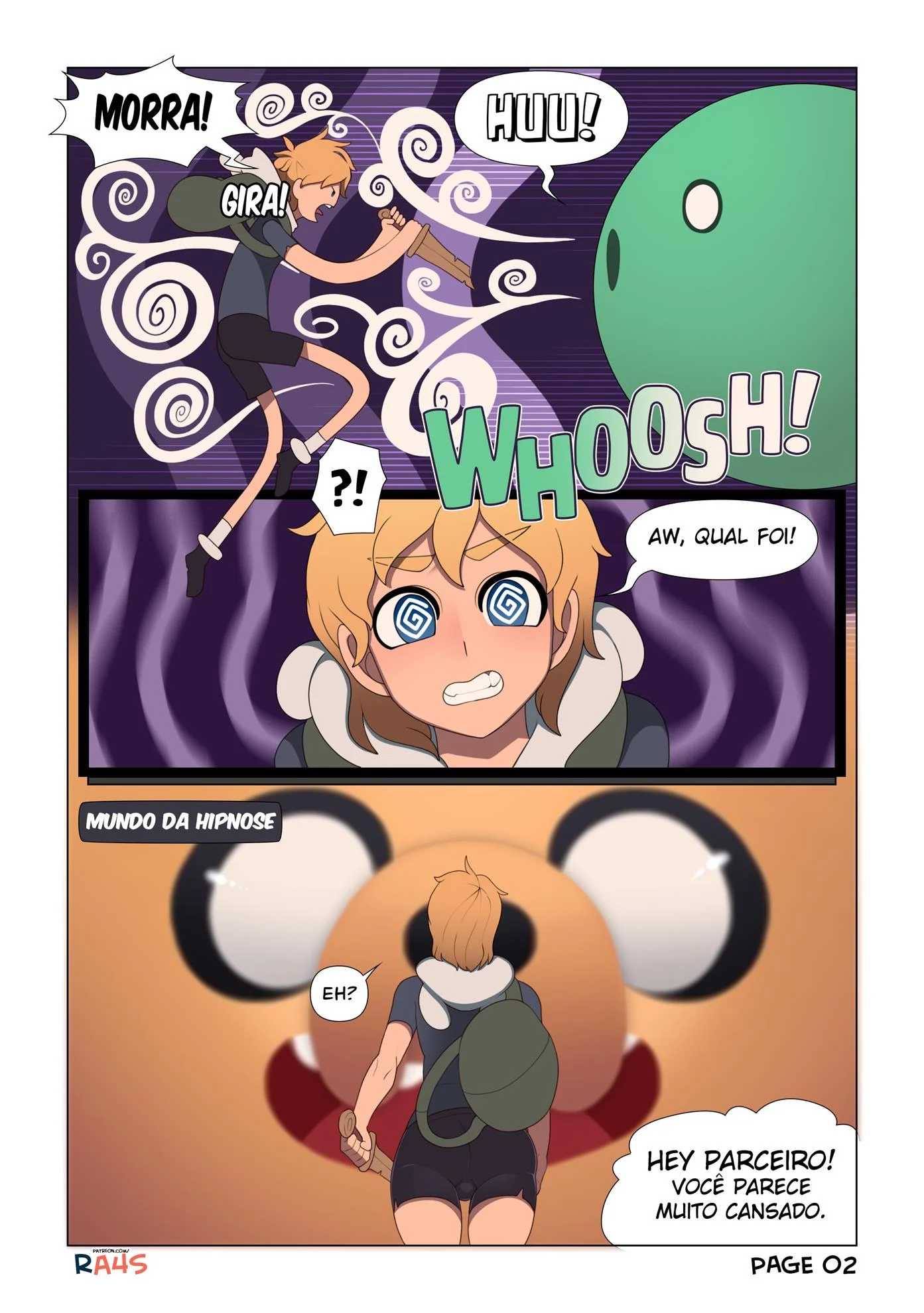 Finn contra o Rei Minhoca – HQ Pornô – Sem Censura