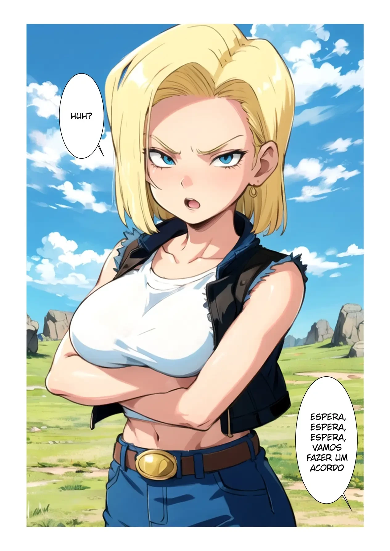 Fodendo a Androide 18 em Troca de Dinheiro – HQ Hentai – Versão Nacional