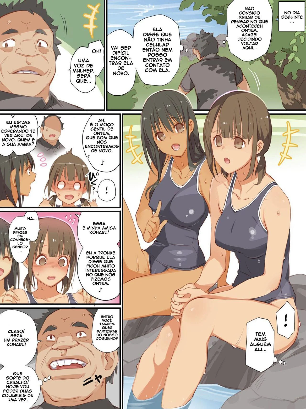 Fodendo as caipiras inocentes – Hentai – Desenho de Sexo