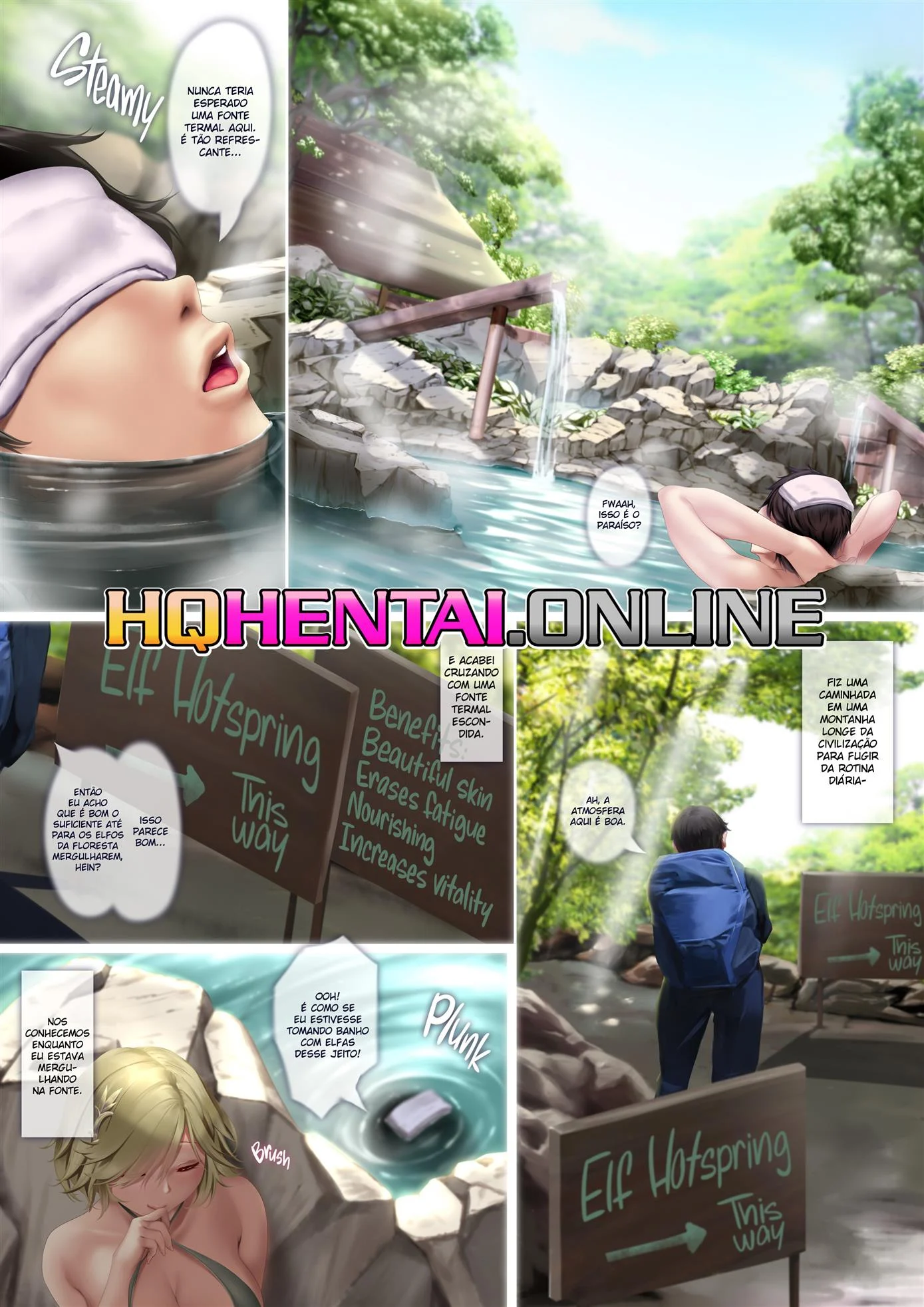 Fontes termais das elfas safadas – Boquete – Português Brasileiro