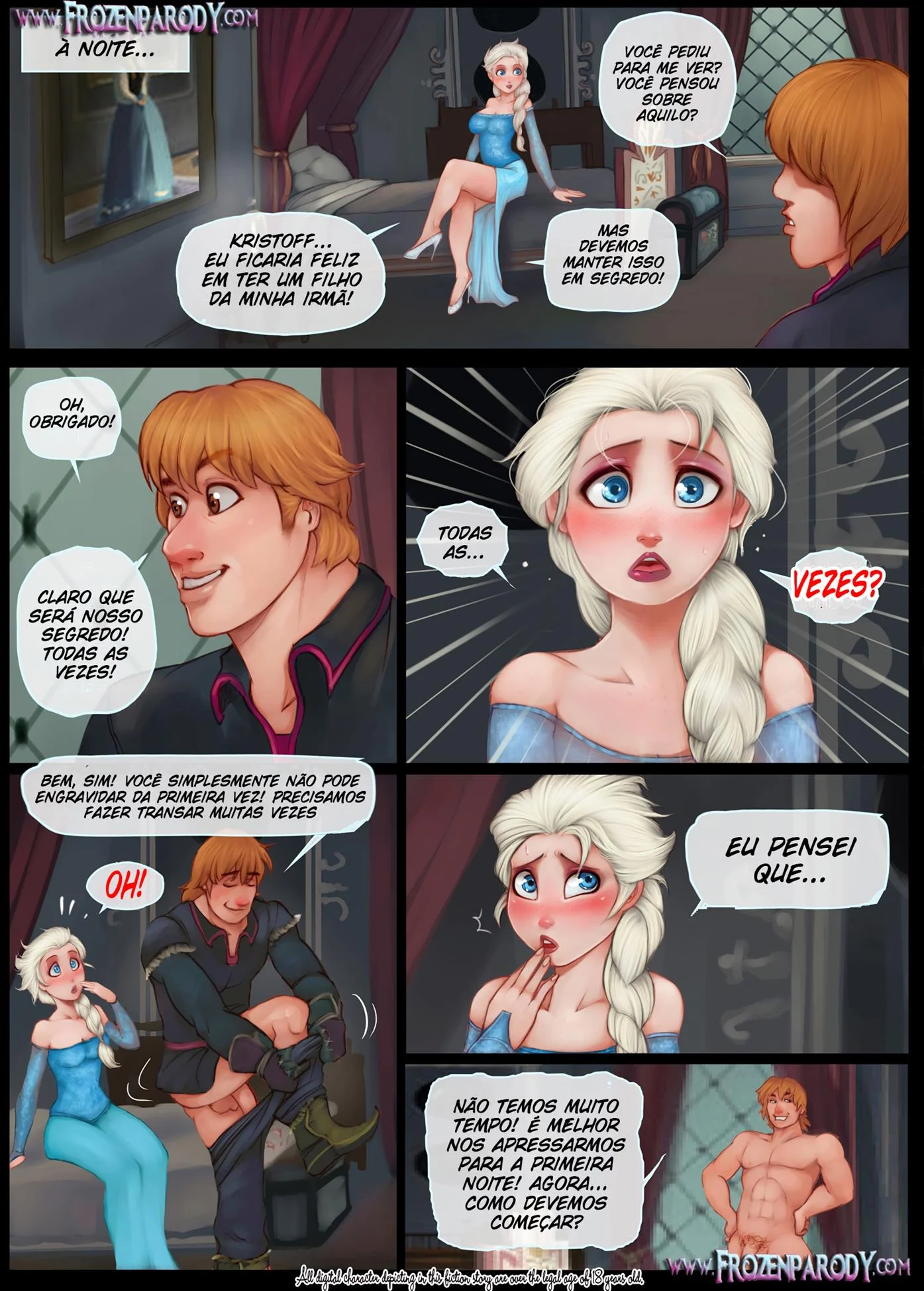 Frozen – hentai sem censura – Versão Nacional