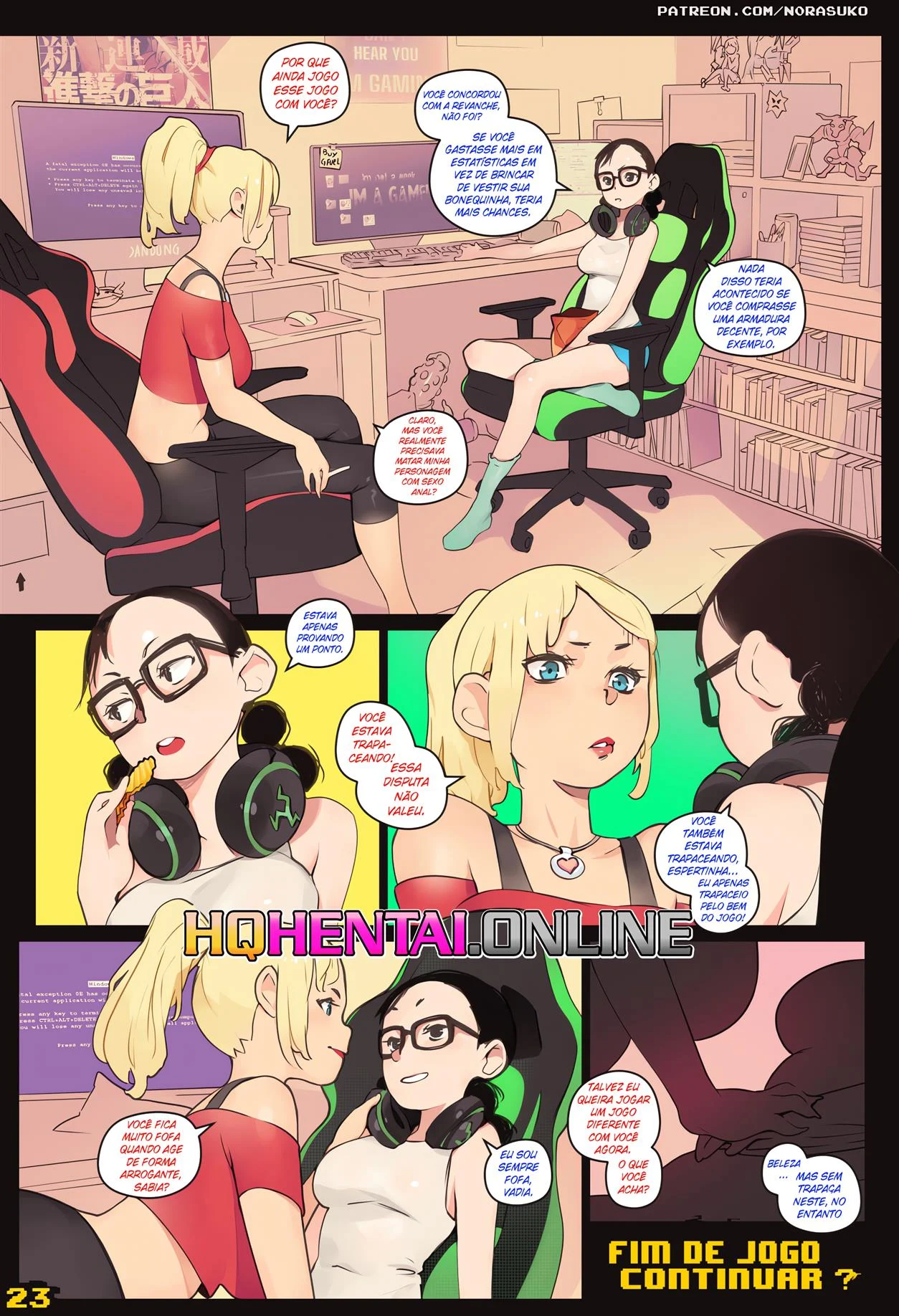 Game do Sexo – Pau Grande – Desenho Erótico