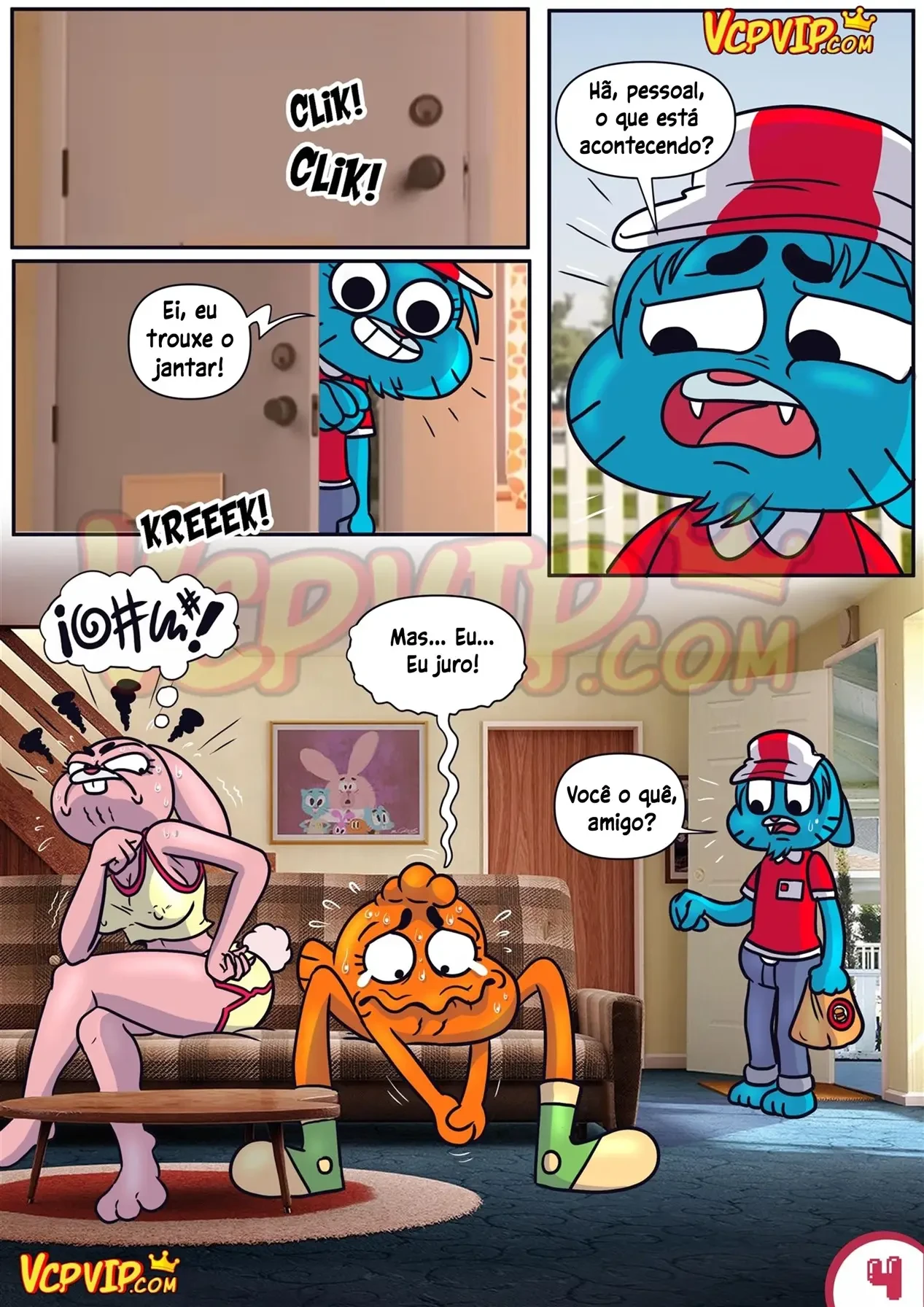 Gatinhas no Cio – Quadrinhos Eróticos – Versão PT-BR