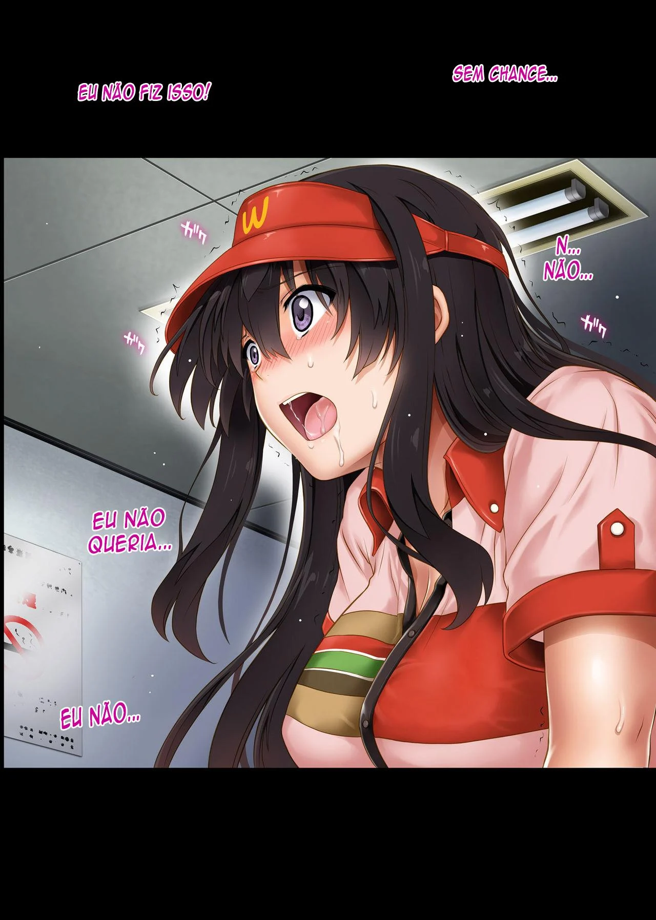 Gerente do Mc Donalds fodendo a funcionária gostosa 2 – Exibicionismo – Versão Traduzida