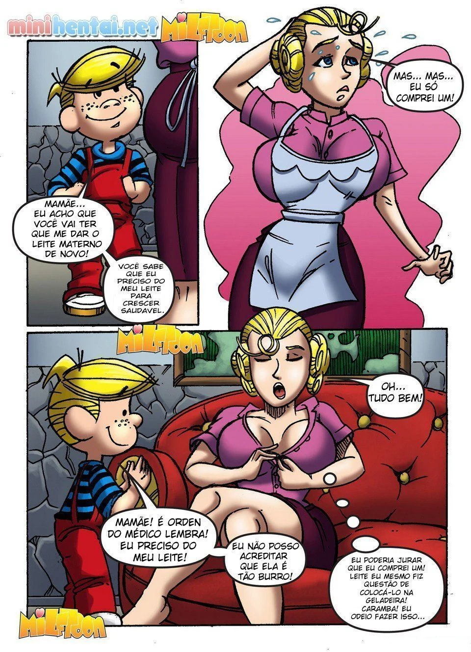 Gibi porno gratis de incesto Dennis o pimentinha transando com a mãe