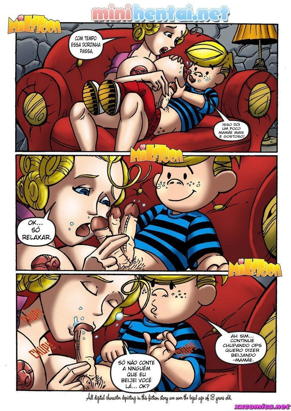 Gibi porno gratis de incesto Dennis o pimentinha transando com a mãe
