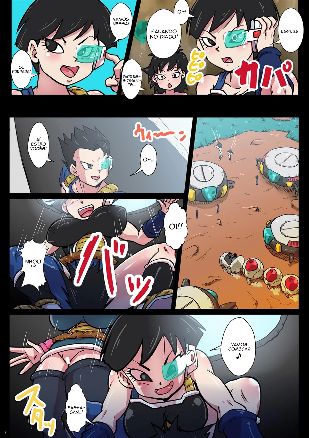 Gine e Celipa as saiyajins vadias – HQ Hentai – Versão PT-BR