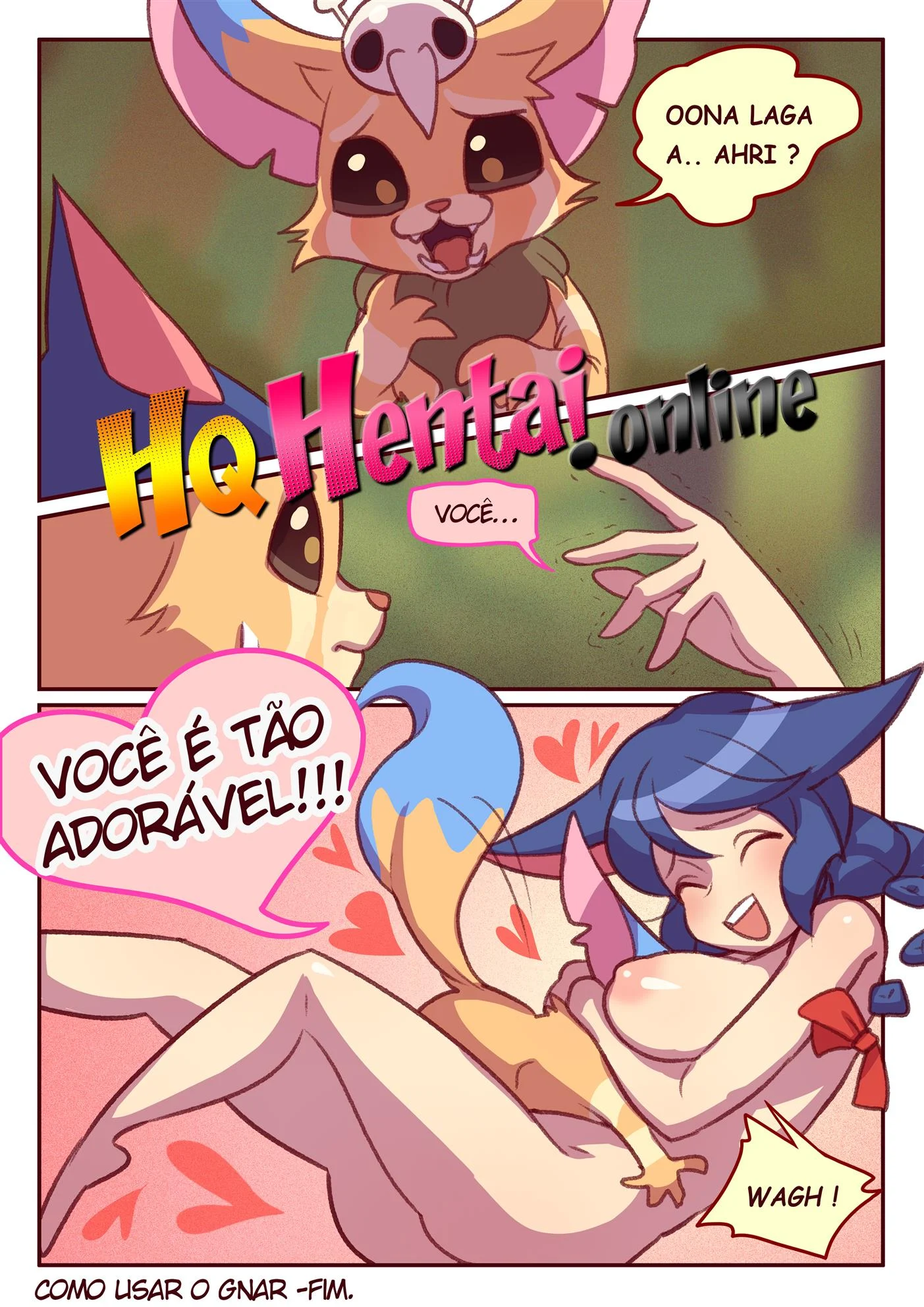 Gnar fodendo Ahri – Hq de Sexo – Versão PT-BR