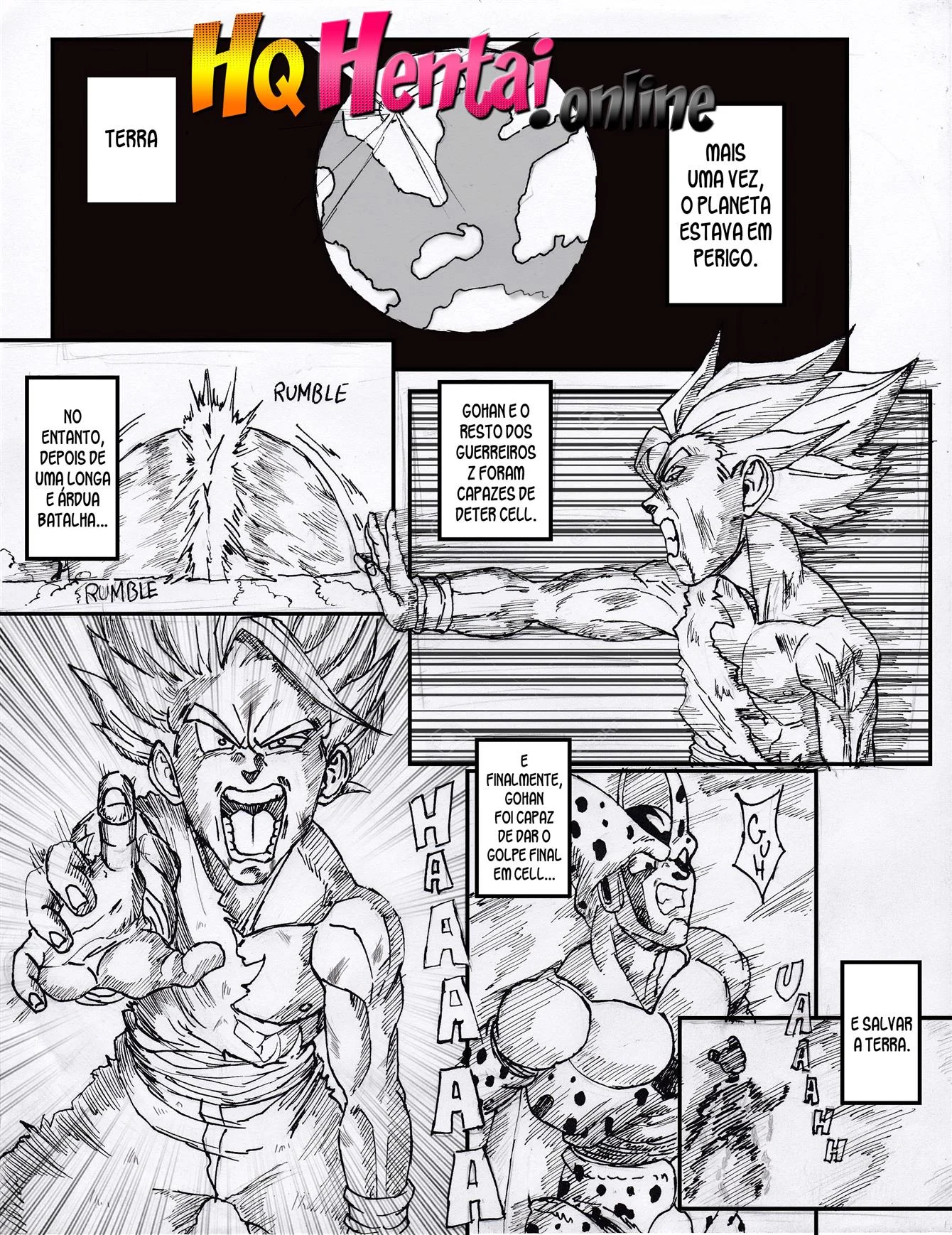 Gohan e Chichi na sala do tempo – Dragon Ball Hentai – Português Brasileiro