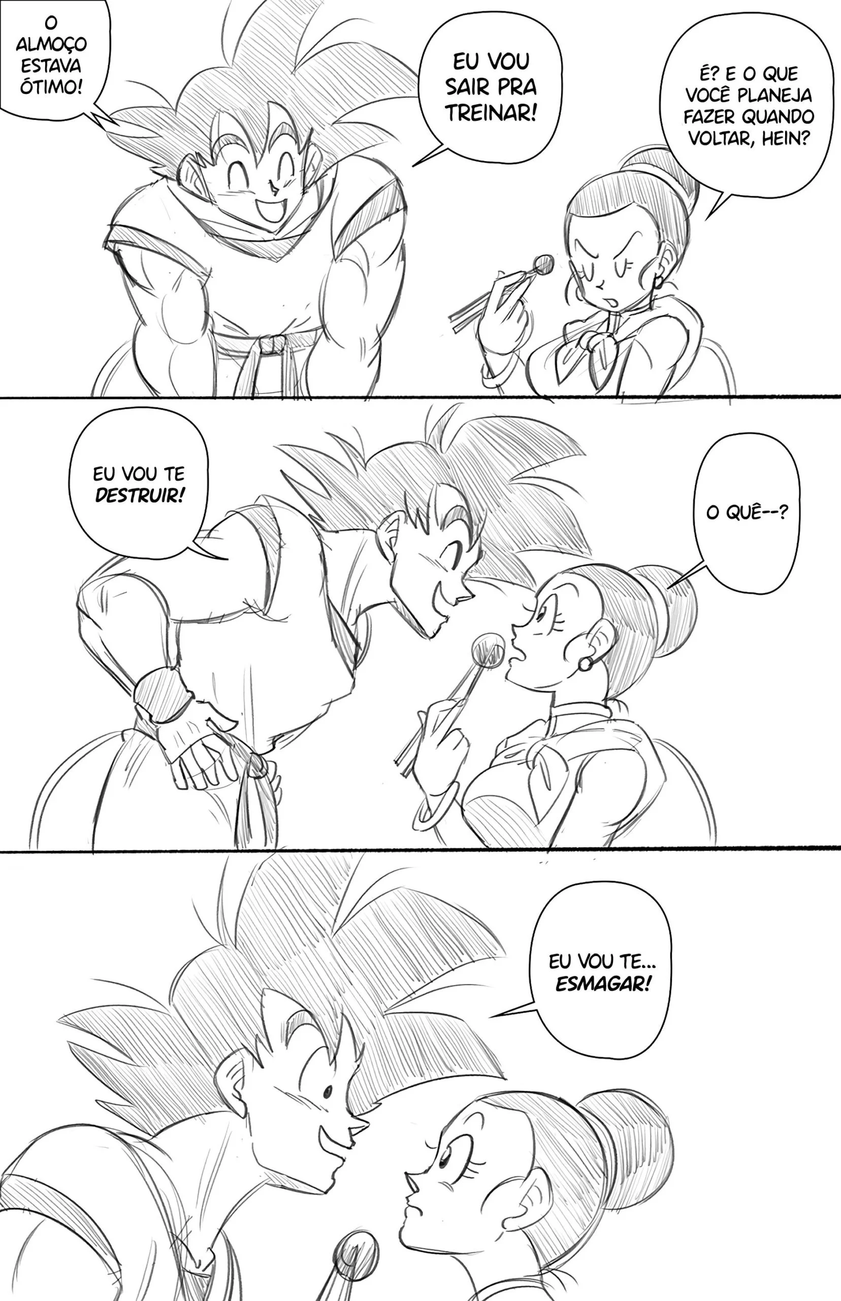 Goku destrói o cu de Chi Chi – hentai sem censura – Versão Nacional