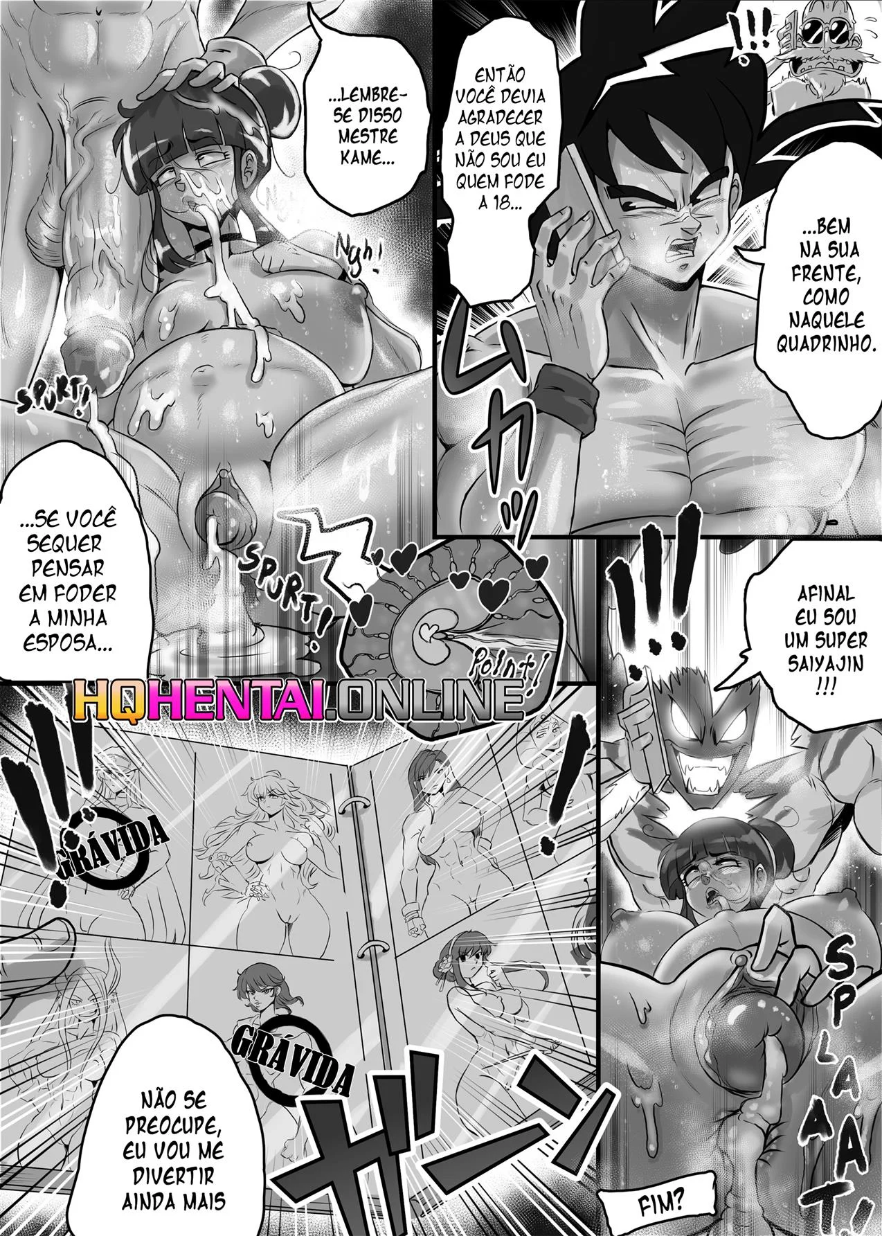 Goku punindo Chichi – Chi Chi Hentai – Versão Nacional